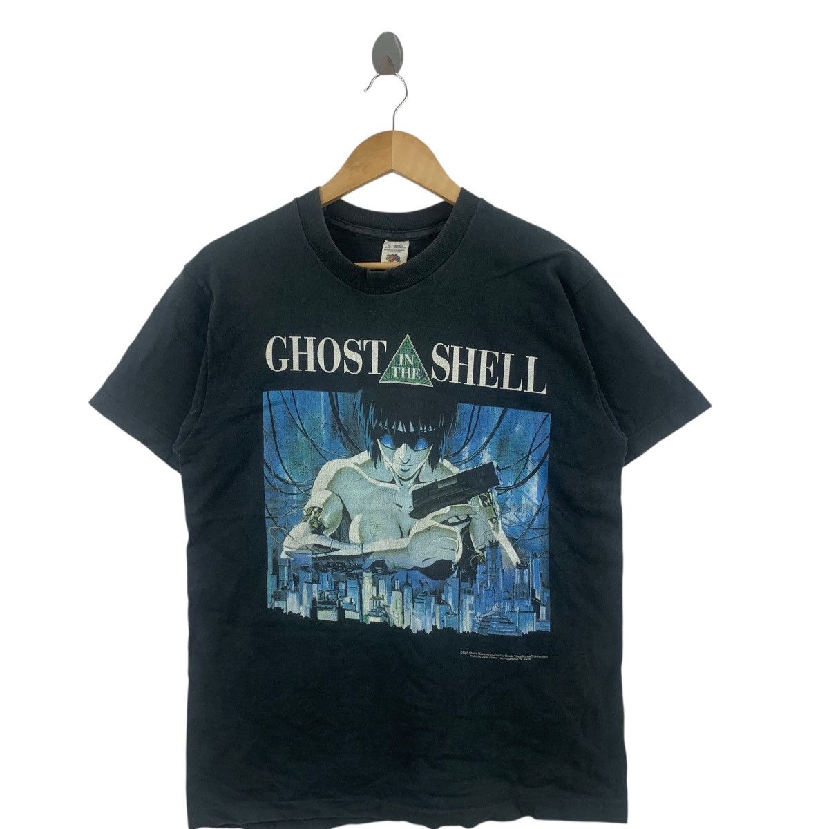 Anime Vintage 1995 GHOST IN THE SHELL Cyber Punk Tee Shirt Top Size US M / EU 48-50 / 2 - 4 Thumbnail