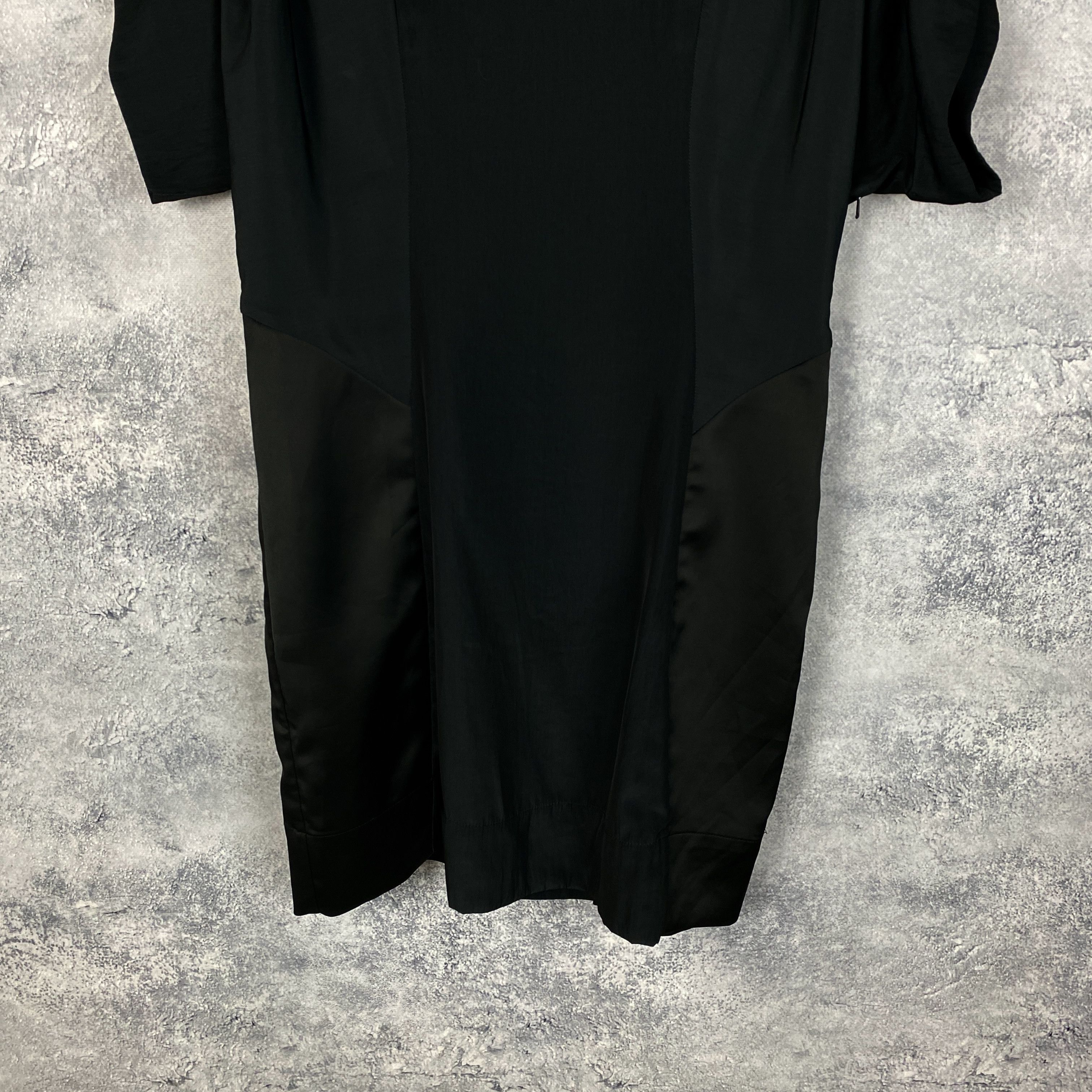 Allsaints Allsaints Dress Women's Size US 10 Black Short Sleeve Size L / US 10 / IT 46 - 3 Thumbnail