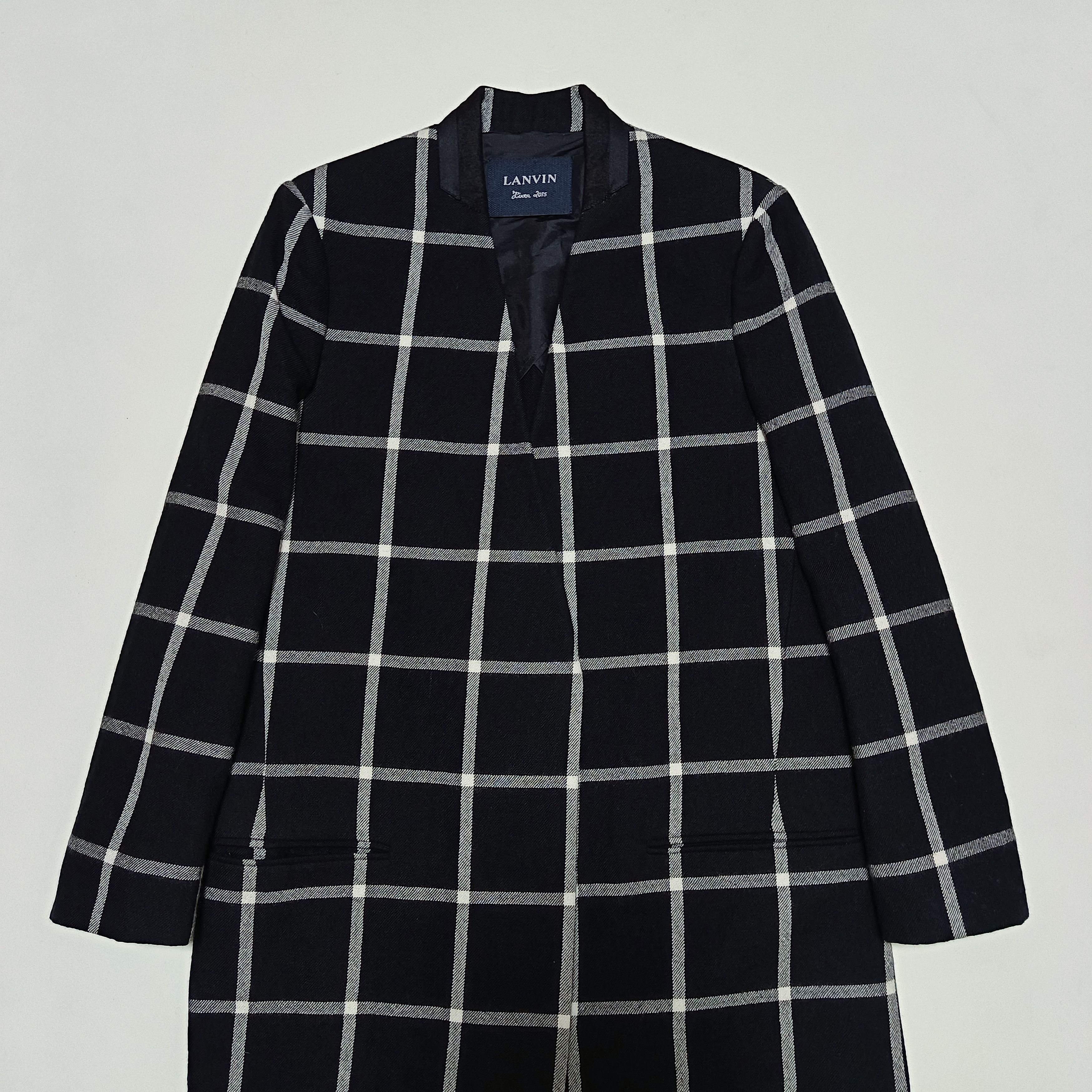 Lanvin Lanvin Pre-Fall 2015 Wool Long Coat Jacket Size M / US 6-8 / IT 42-44 - 3 Thumbnail