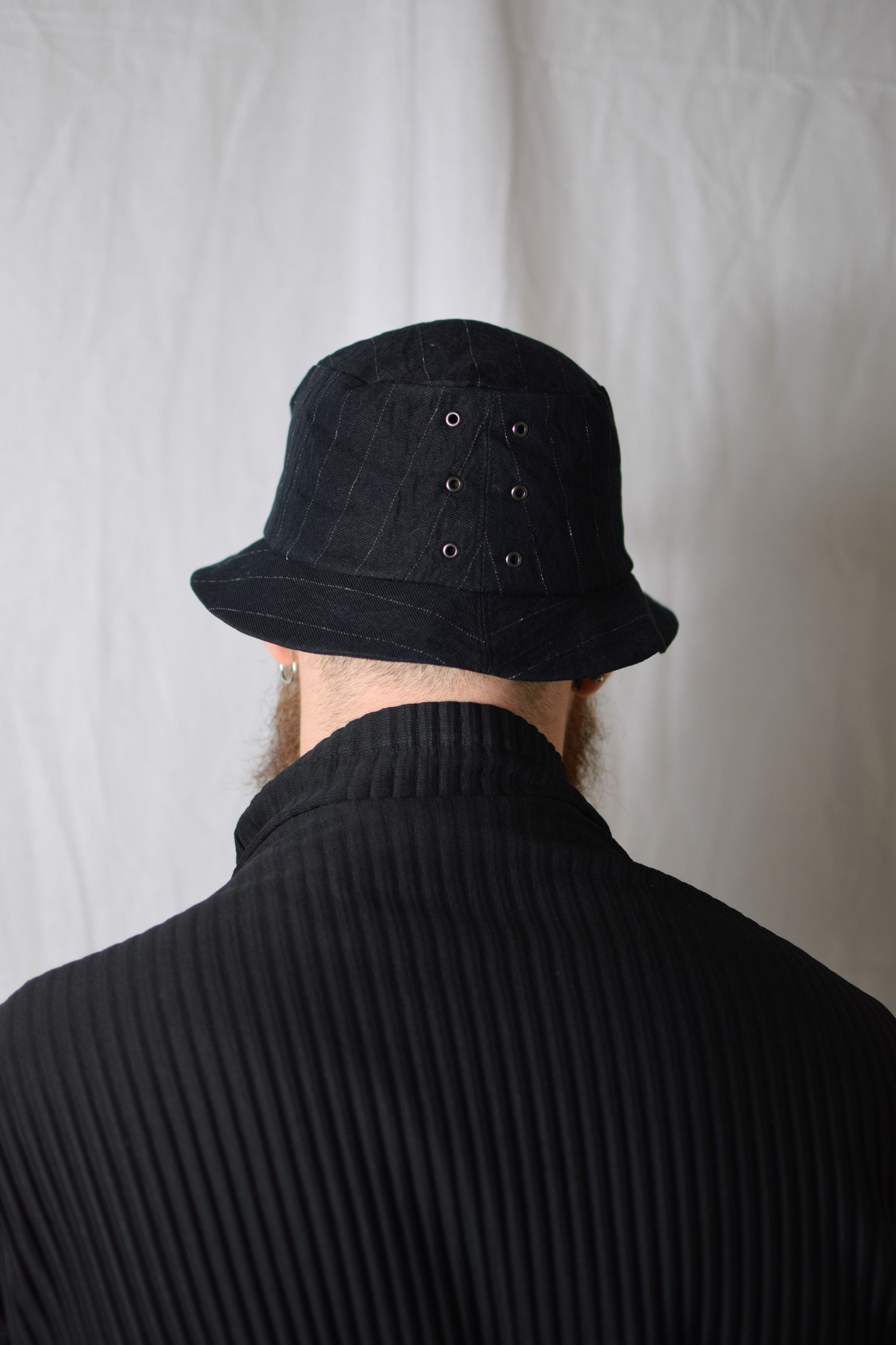 Devoa Devoa AW21 Striped Bucket Hat - DC-AFH Size ONE SIZE - 4 Thumbnail