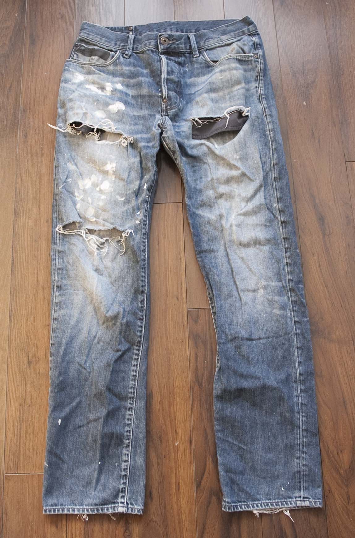 G-Star G Star Jeans Blade Tapered Destroy Distressed Size 32x30 Size US 32 / EU 48 - 1 Thumbnail