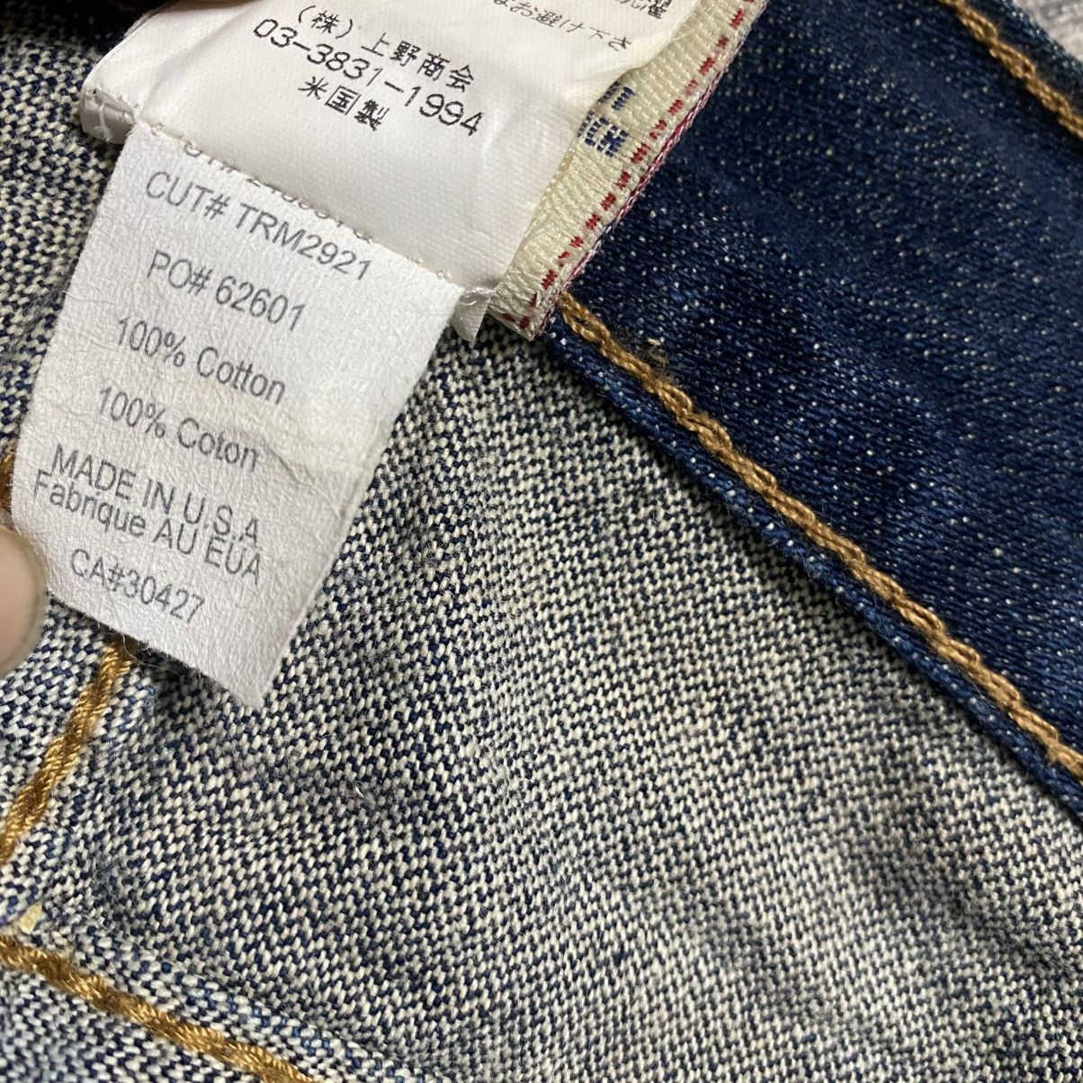 True Religion Vintage True Religion Denim Flare Jeans Leather Flap Size US 31 - 21 Thumbnail