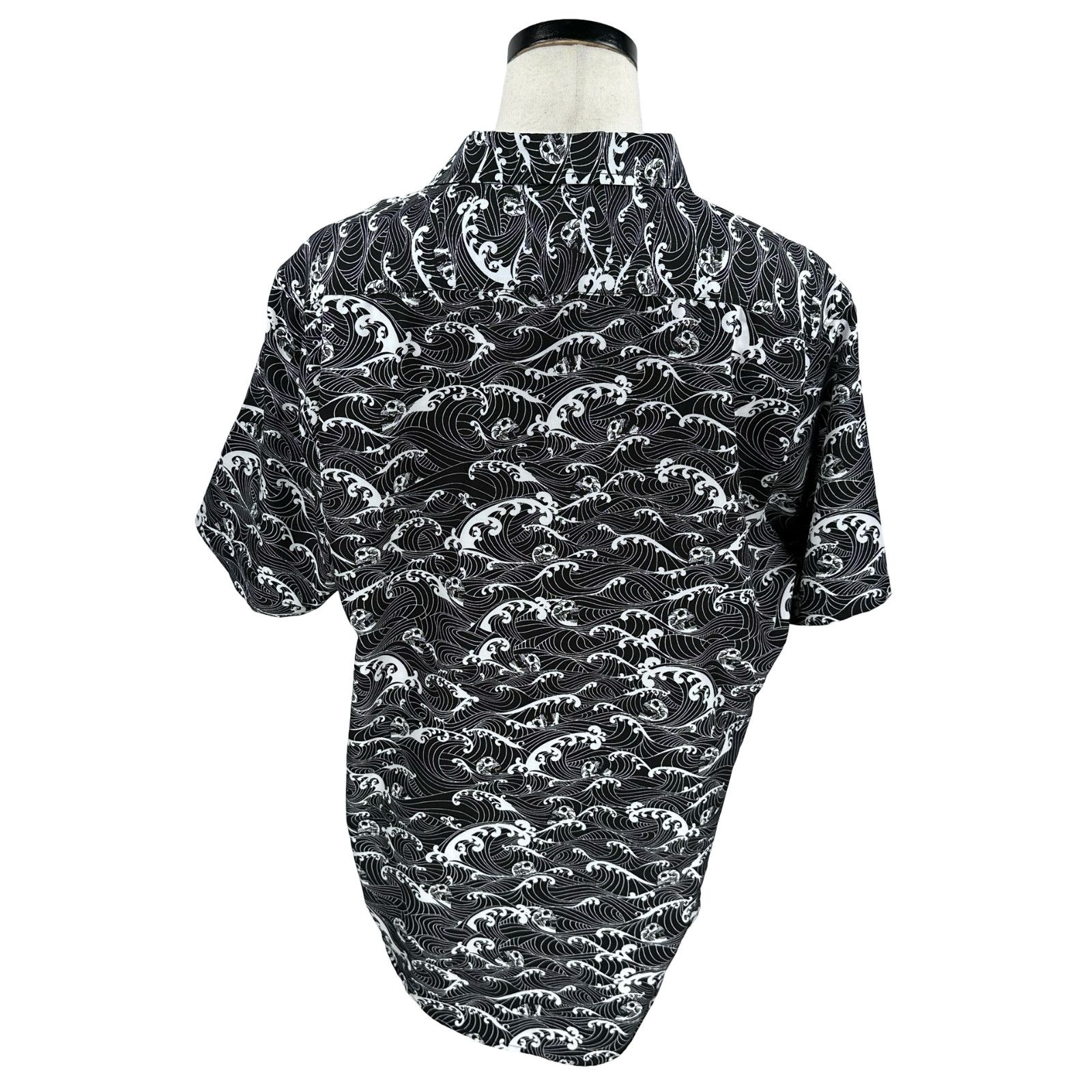 VSTR VSTR Shirt Men’s XL Black White Skull Wave 4 Way Short New Size US XL / EU 56 / 4 - 4 Thumbnail