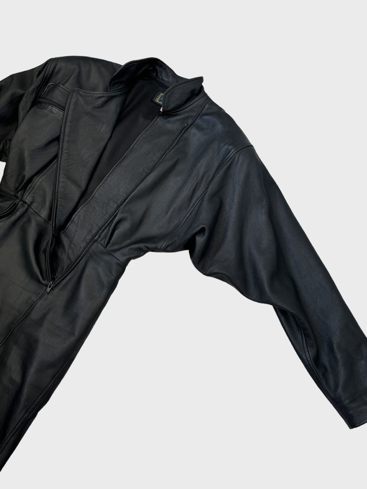 Genuine Leather Anthony Delon leather dress vintage Size XS / US 0-2 / IT 36-38 - 8 Thumbnail