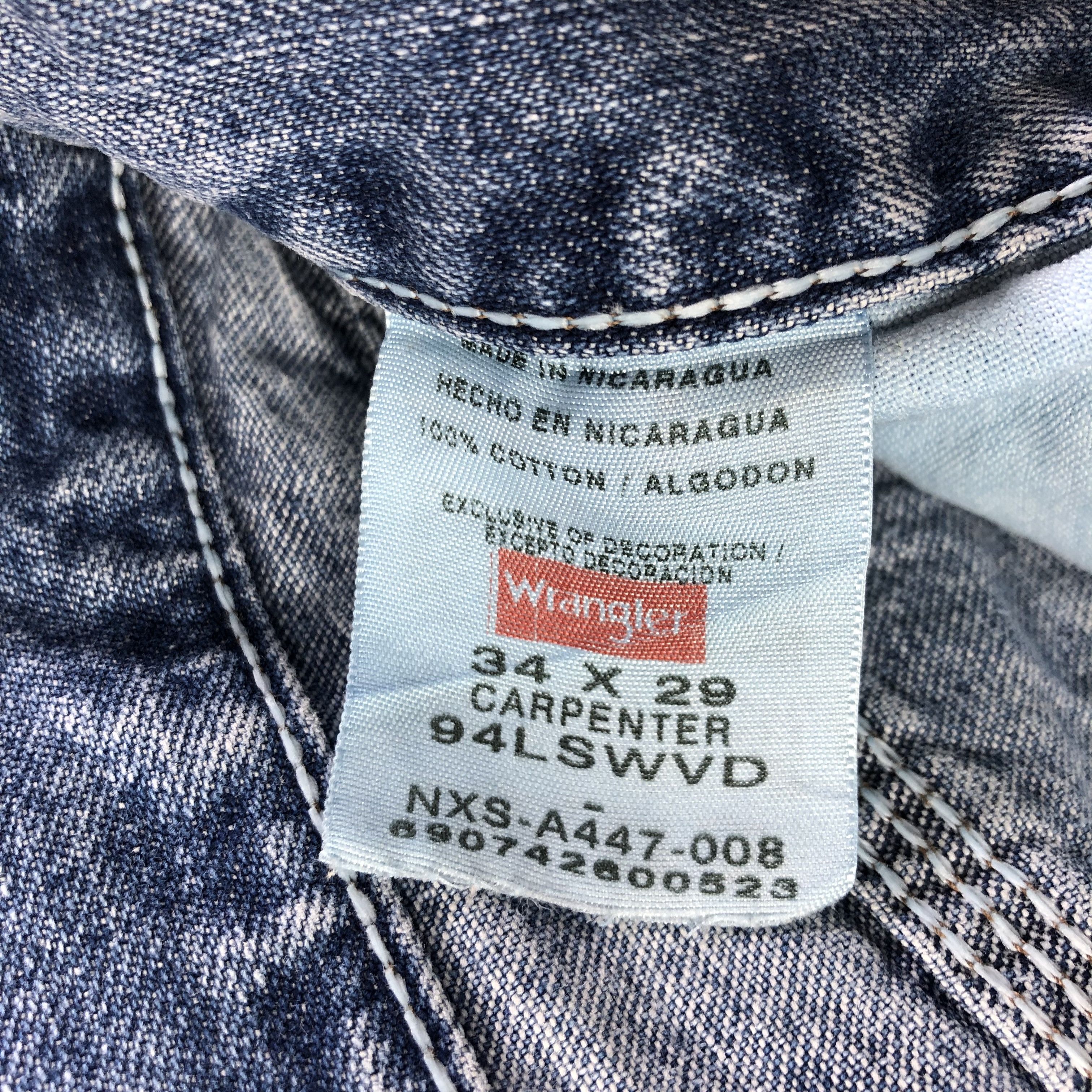 Vintage × Wrangler Vintage Blue Wash Wrangler Jeans-JM3355 Size US 35 - 9 Thumbnail