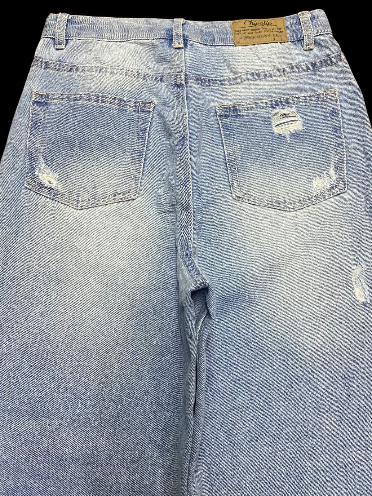 Japanese Brand Vintage Japanese Chipclip Faded Wash Distressed Style Jeans Size US 28 / EU 44 - 4 Thumbnail