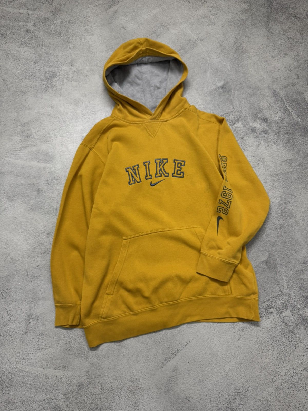 Nike Vintage Y2K Nike Big Swoosh Hoodie 00’s Size US XS / EU 42 / 0 - 5 Thumbnail
