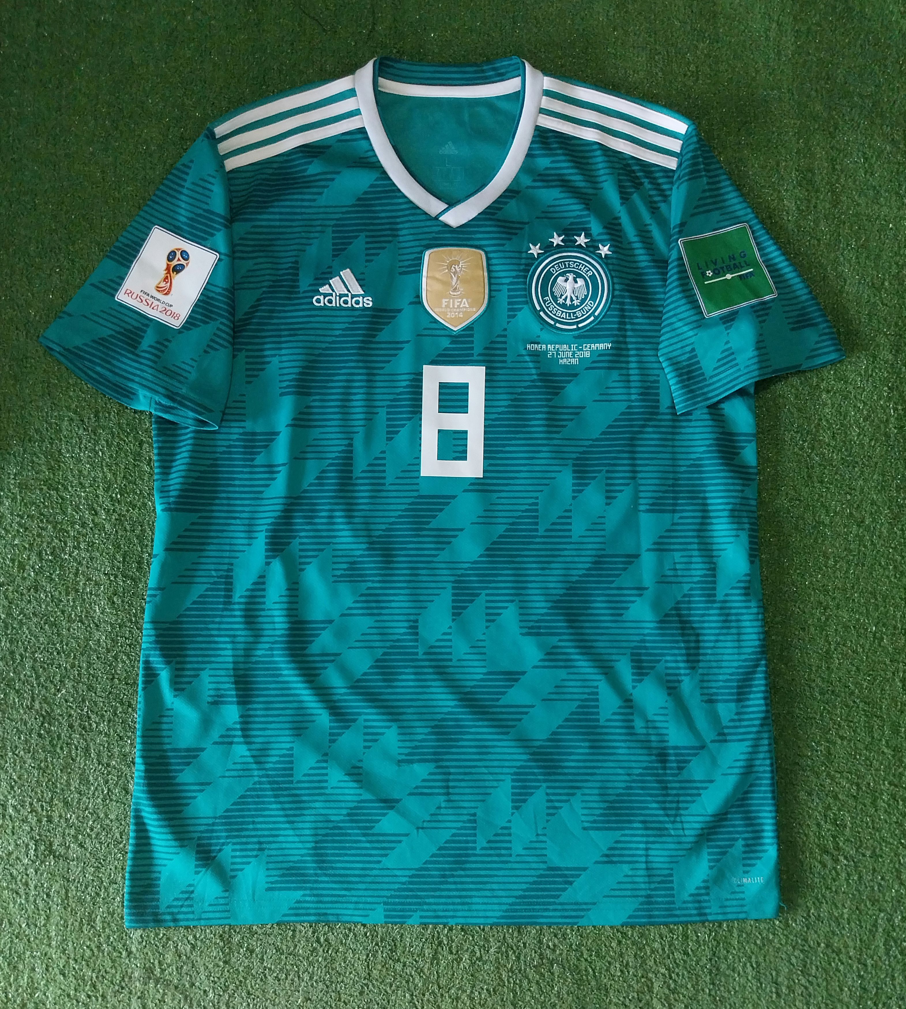 Germany away 2018 toni kroos jersey football