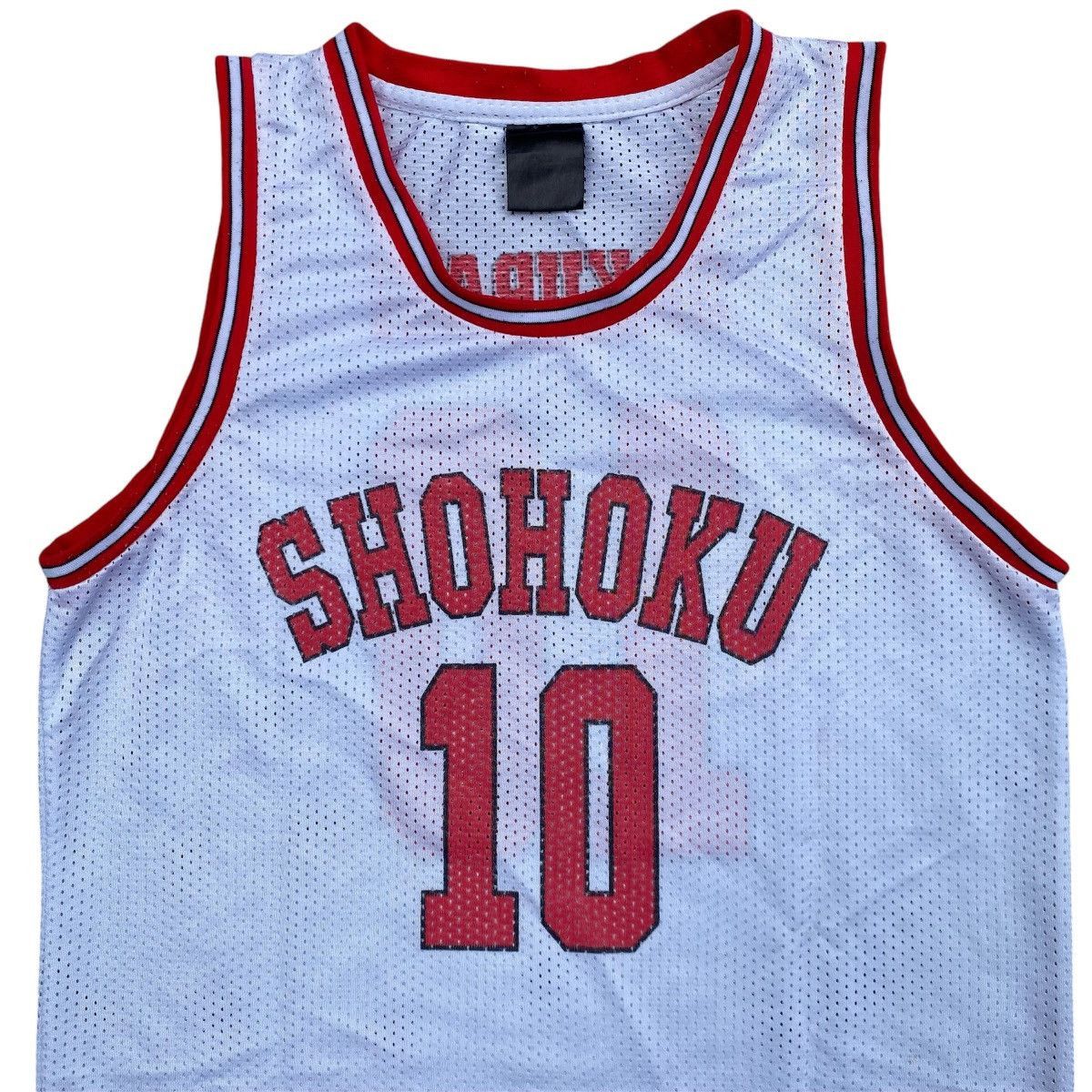 Anime Vintage Slam Dunk Shohoku Anime Manga Jersey Sakuragi No 10 Size US L / EU 52-54 / 3 - 5 Thumbnail