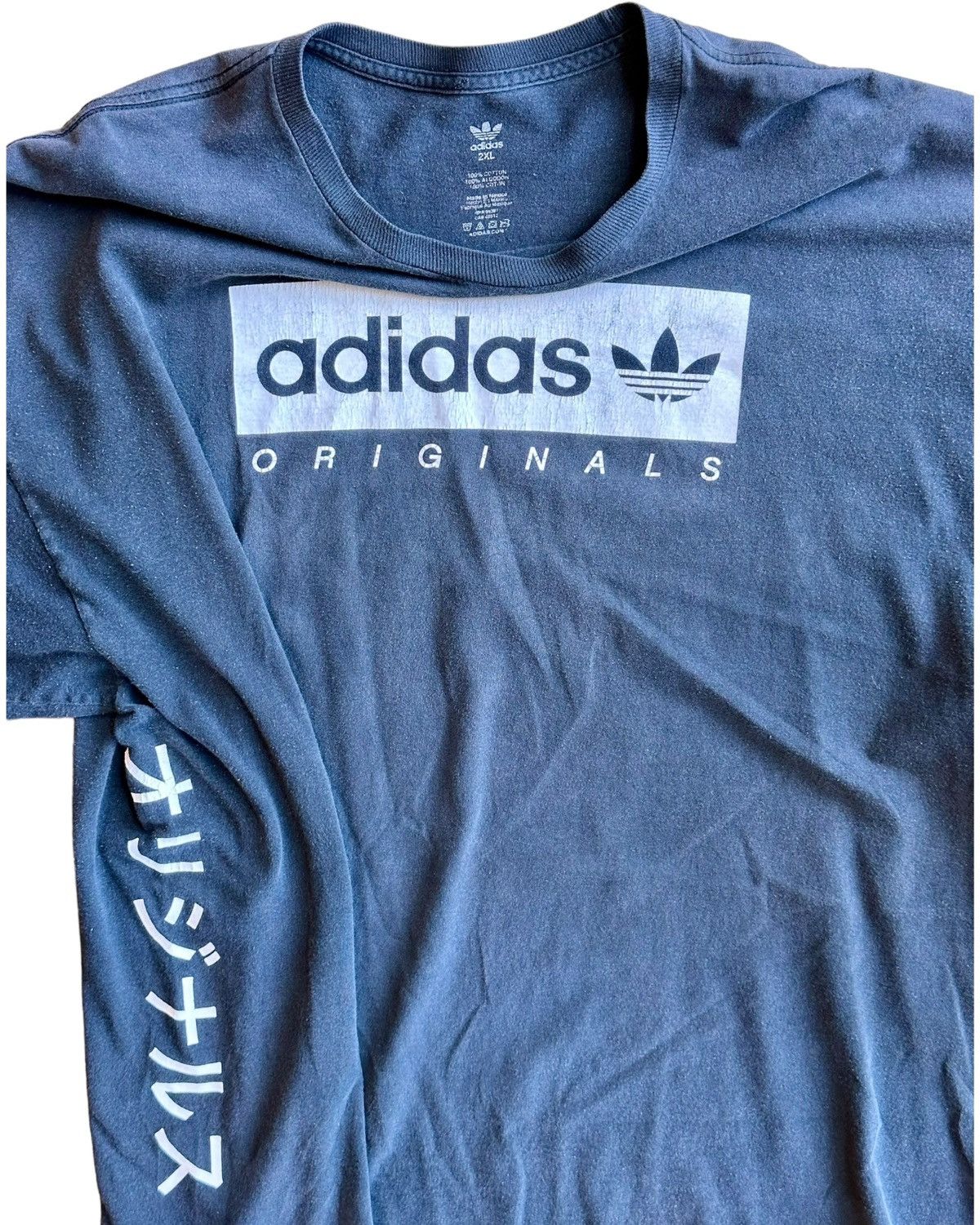 Adidas × Vintage 2000s ADIDAS Originals Tee Size US XXL / EU 58 / 5 - 4 Thumbnail