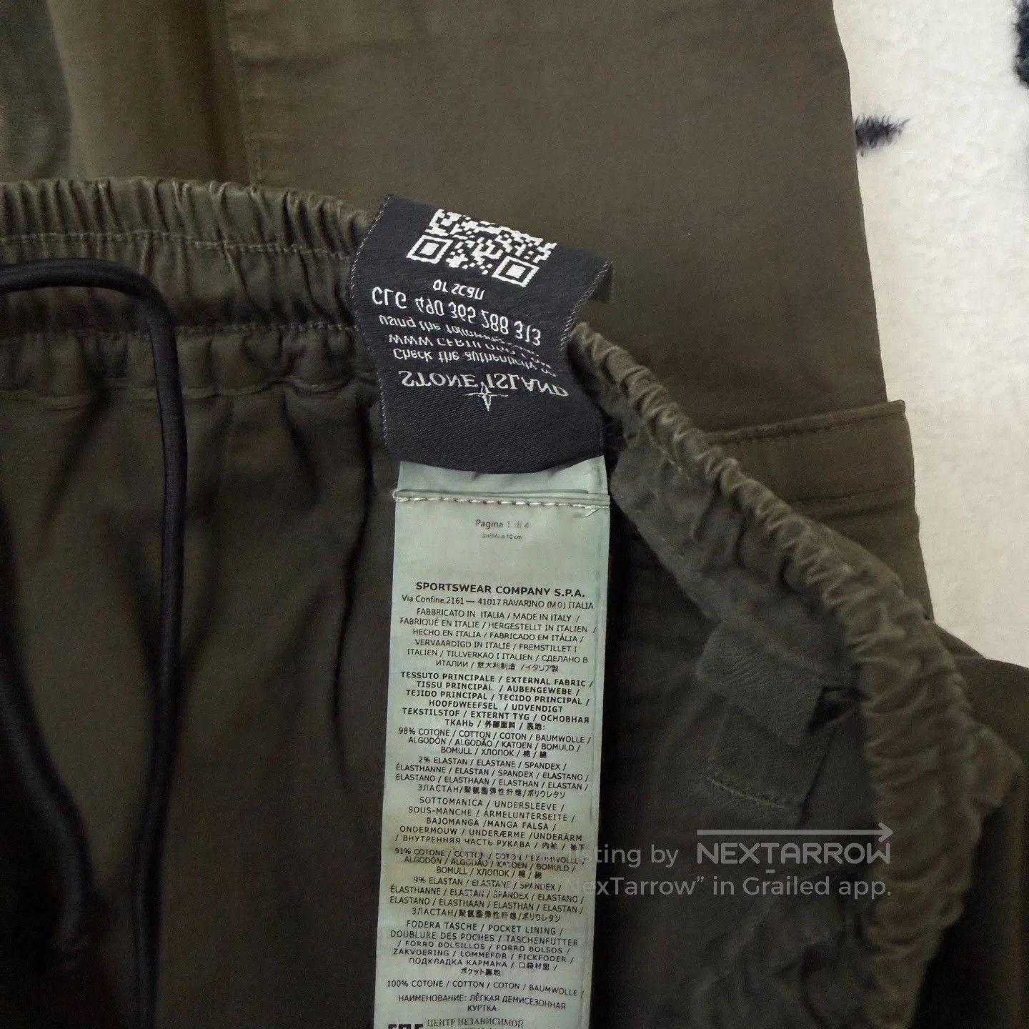 Stone Island Stone Island Army Green Cargo Pants. Size US 36 / EU 52 - 4 Thumbnail