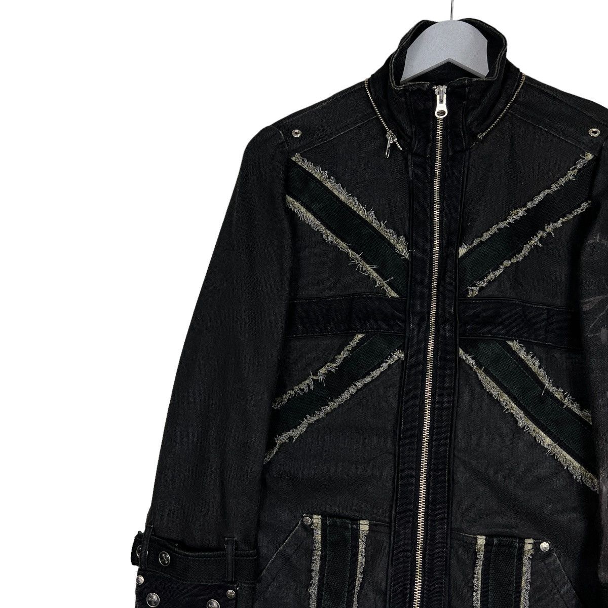 Japanese Brand 🔥 CYBERPUNK DENIM LONG JACKET Size US S / EU 44-46 / 1 - 7 Thumbnail