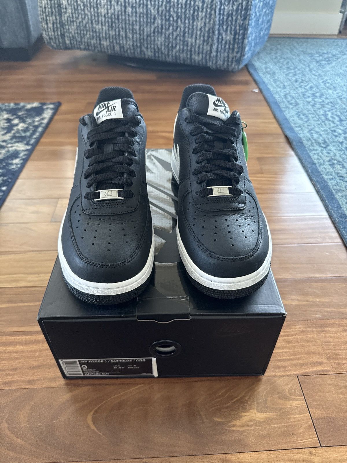 Comme des Garcons × Nike Nike CDG Supreme Air Force 1 low size 9 Size US 9 / EU 42 - 6 Thumbnail