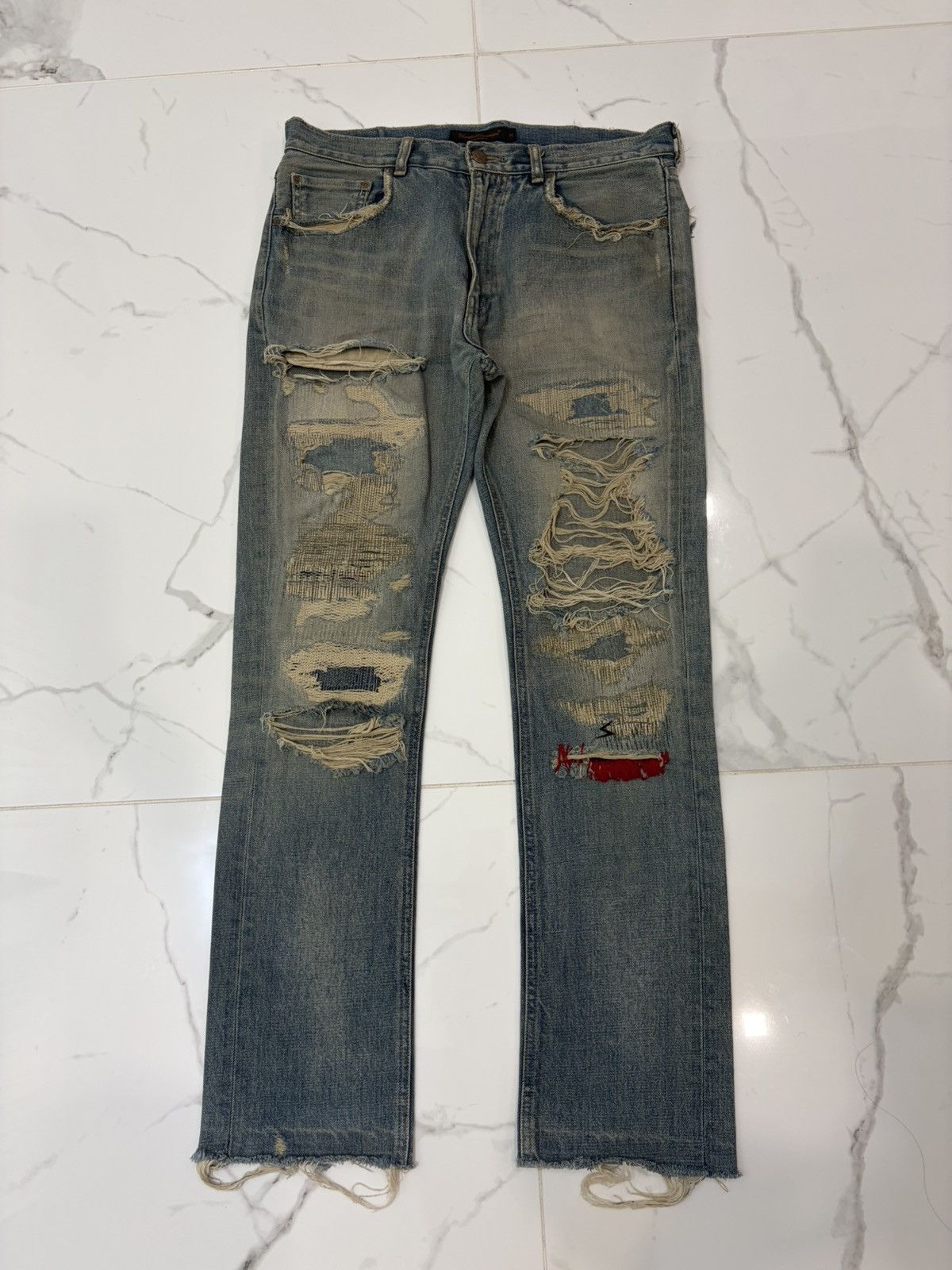 Undercover Aw04 red yarn Size US 31 - 1 Thumbnail