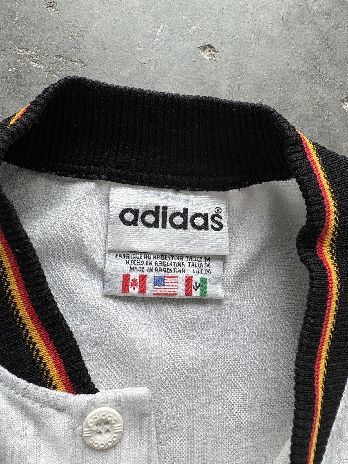 Adidas Vintage 1996 Adidas Germany Home Jersey Size US L / EU 52-54 / 3 - 6 Thumbnail