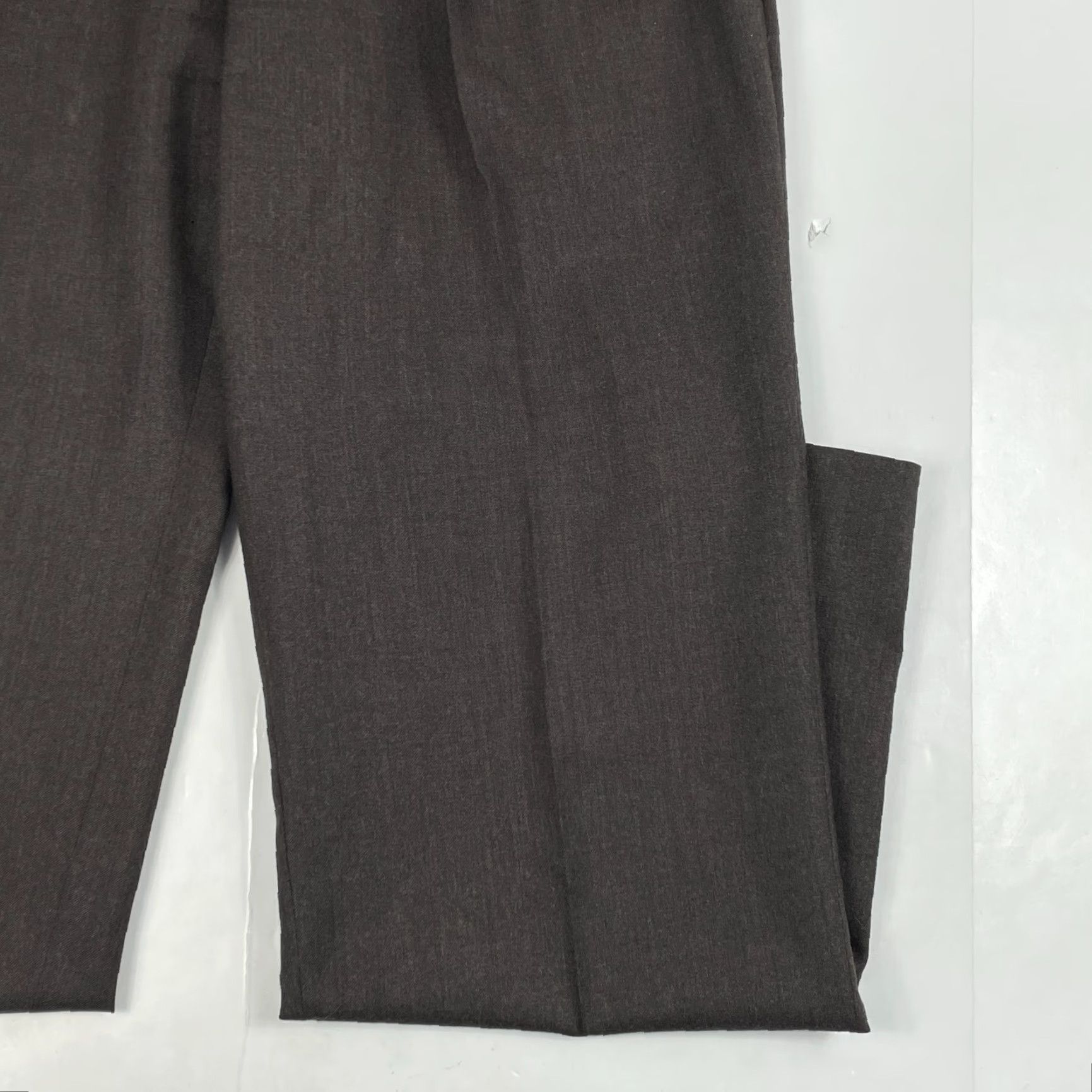 Vintage VINTAGE Cerruti Pants Mens 36 x 31 Brown Wool Straight Leg Pleated 5-Pocket Dress Pants Mens Size US 36 / EU 52 - 4 Thumbnail
