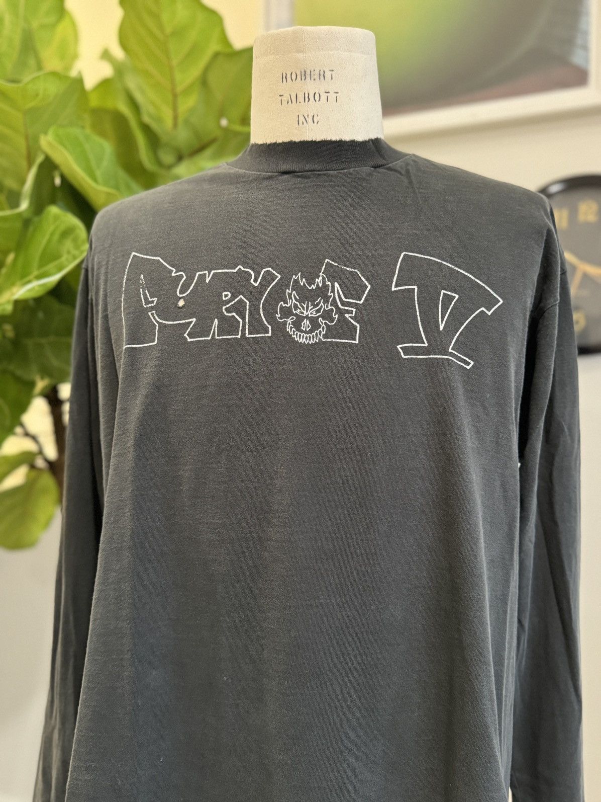 image of Band Tees Vintage 90's Fury Of Five "mean People Rule" L/s Promo Tee in Faded Black, Men's (Size XL