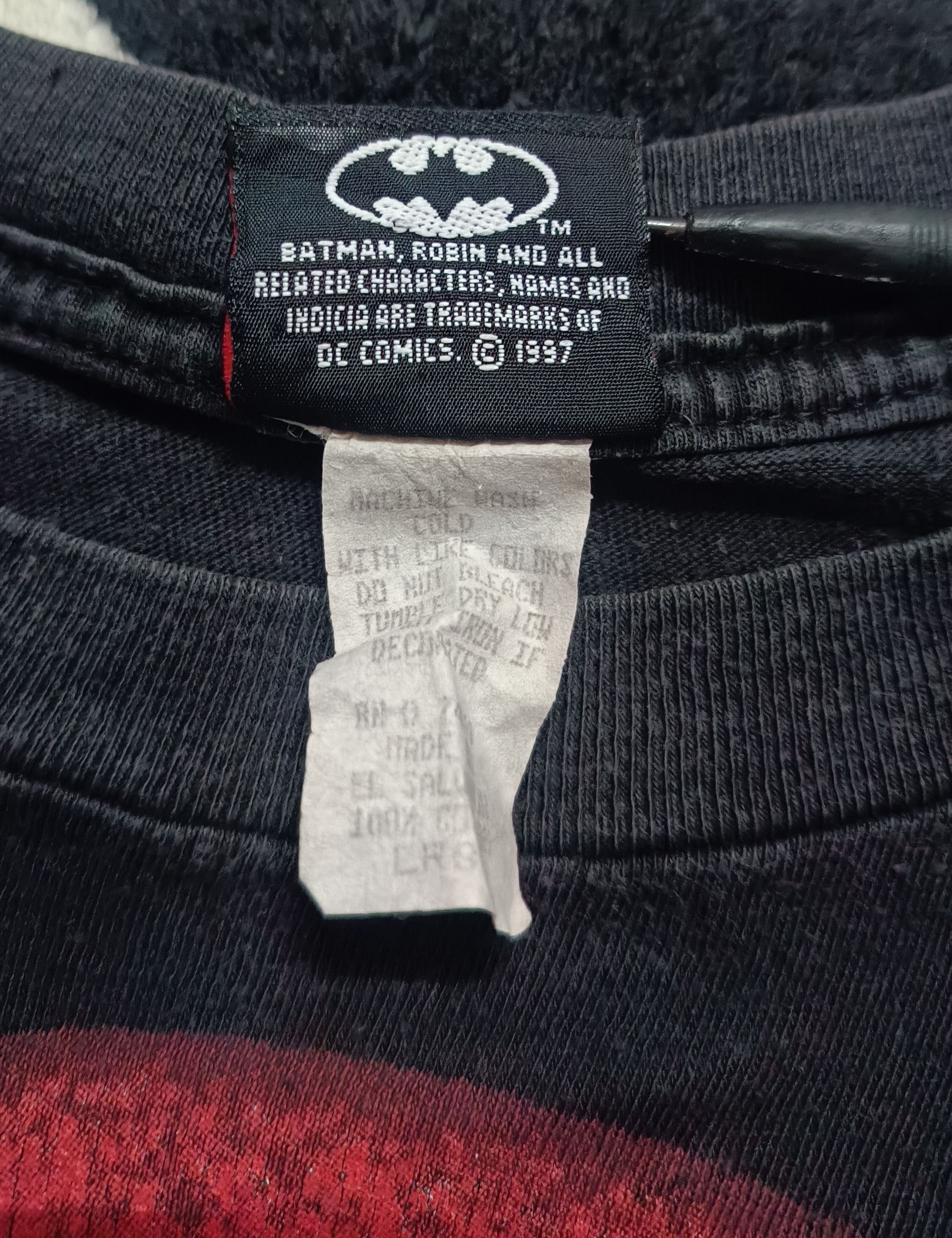 Vintage 🔥🔥Rare Vintage 90s Batman & Robin Tee Size US XL / EU 56 / 4 - 5 Thumbnail