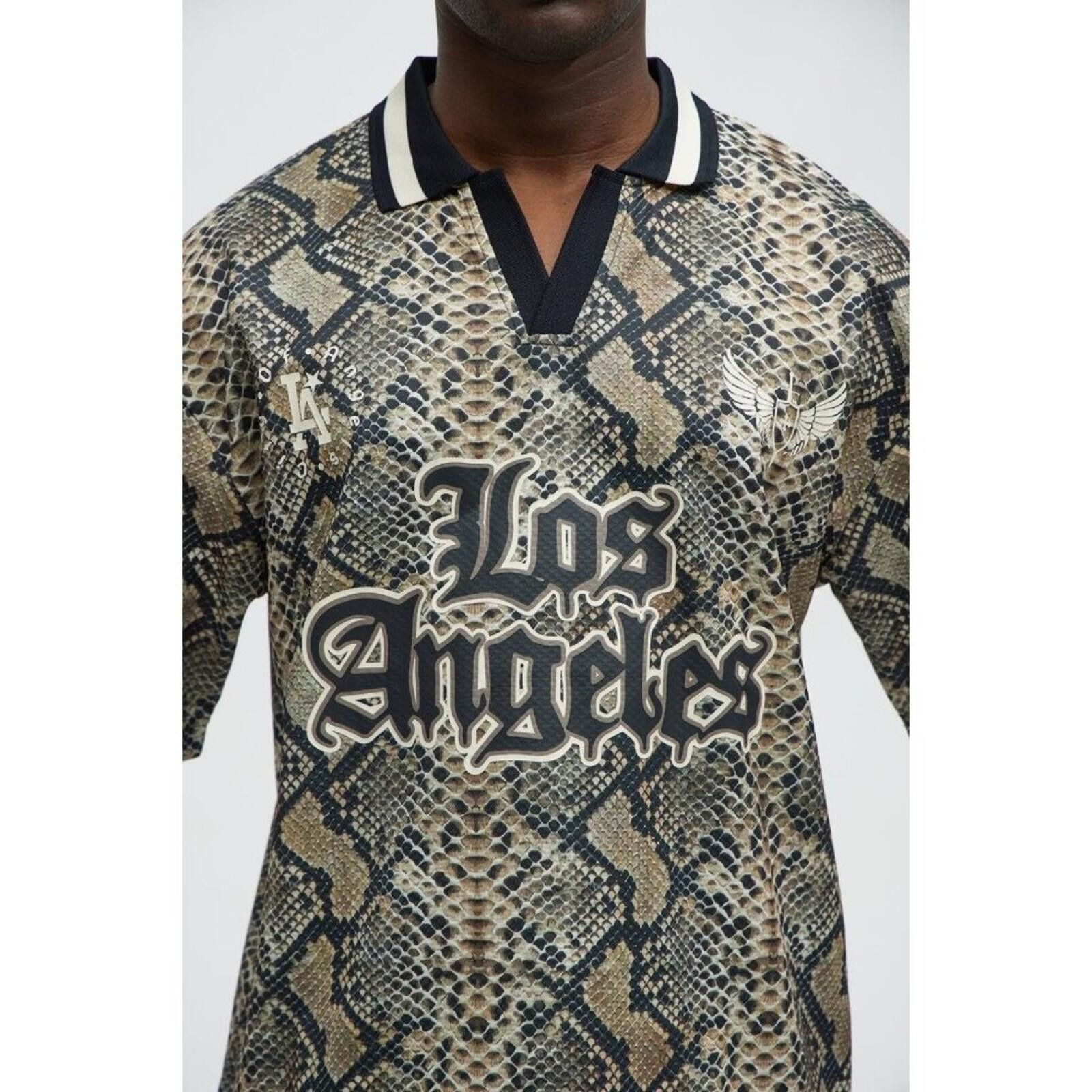 Other Saints Studio Snake L.A. Soccer Jersey Small | MSRP $58 Size US S / EU 44-46 / 1 - 3 Thumbnail