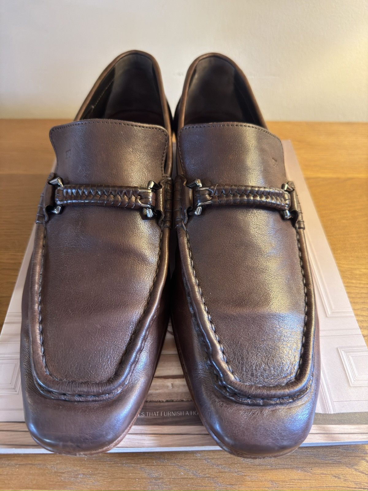 Ermenegildo Zegna Ermenegildo Zegna horsebit mock toe loafer Size 8 1/2 Size US 9.5 / EU 42-43 - 3 Thumbnail