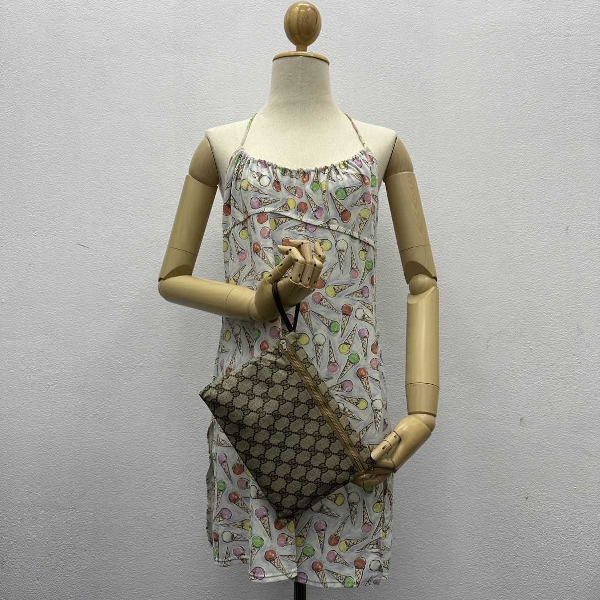 Vintage ‼️YES‼️ AUTHENTIC GUCCI GG. MONOGRAM CLUTCH BAG Size ONE SIZE - 1 Thumbnail