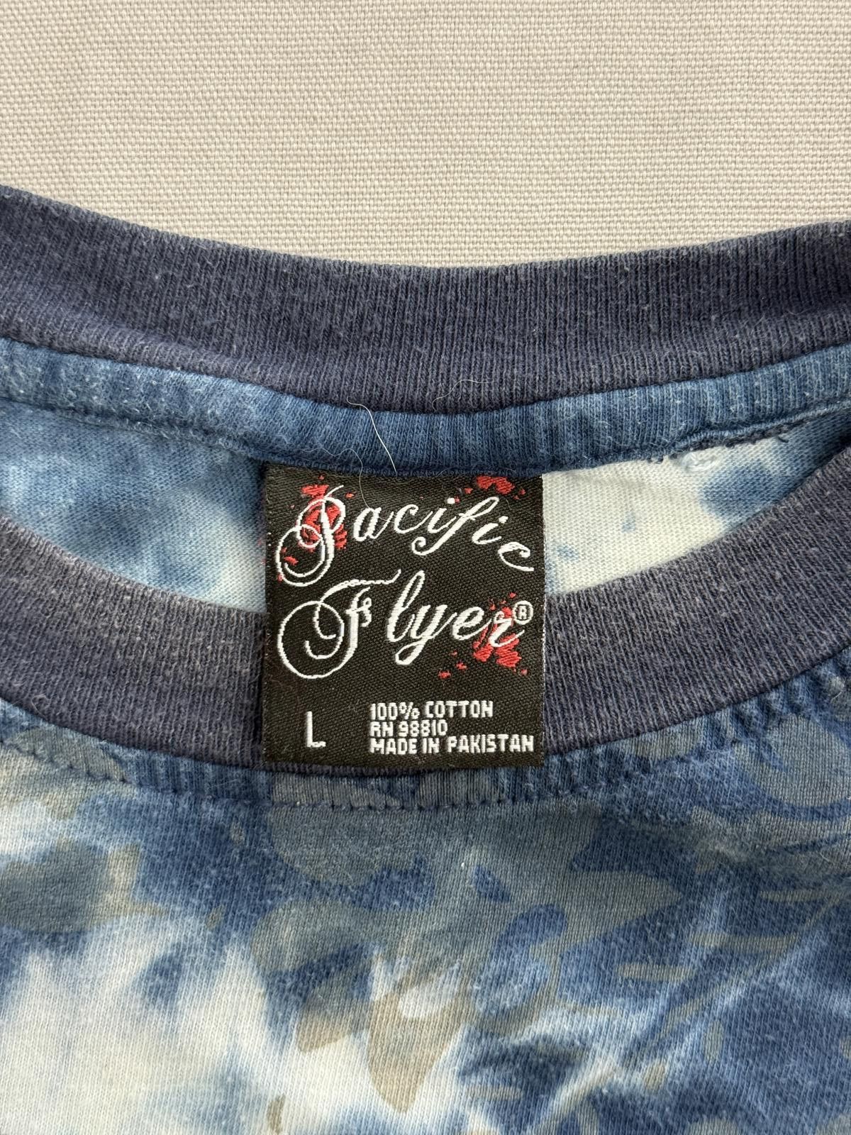 Designer Y2K Pacific Flyer Blue Tie Dye Skulls & Cupid Layers - L Size US L / EU 52-54 / 3 - 3 Thumbnail