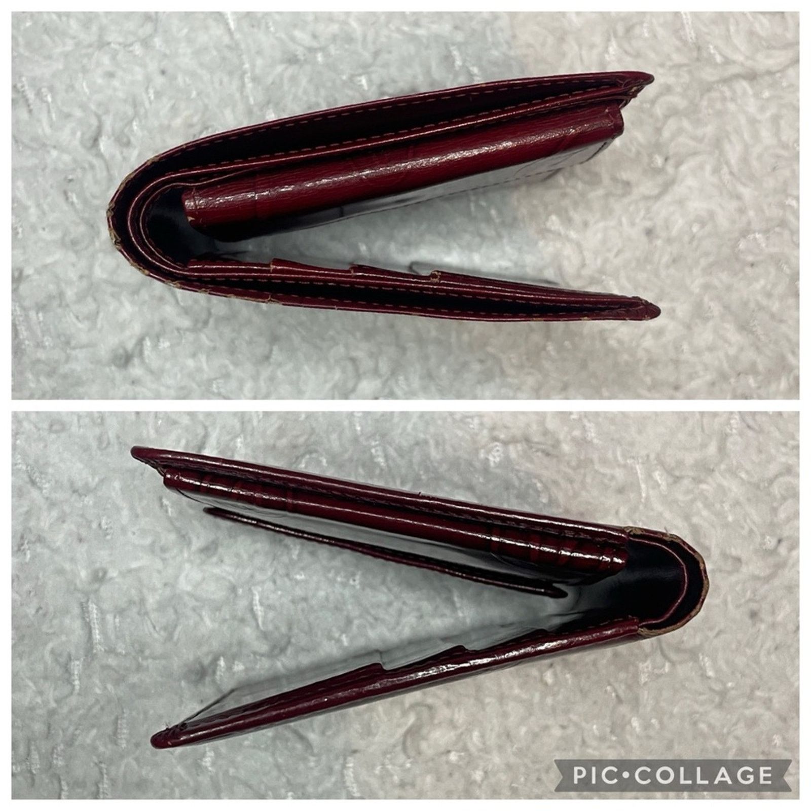 Cartier Cartier Happy Birthday Vernis Bifold Wallet Bordeaux Size ONE SIZE - 11 Thumbnail