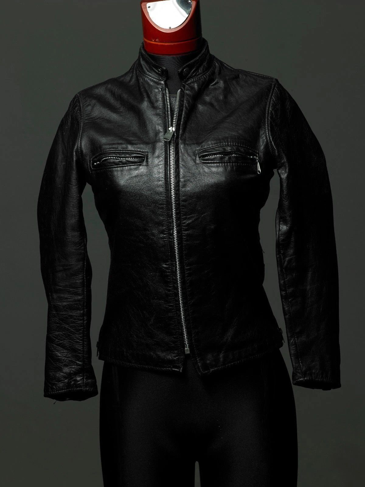 Brooks Vintage BROOKS Cafe Racer Steerhide Leather Jacket 60s Size XS / US 0-2 / IT 36-38 - 1 Thumbnail