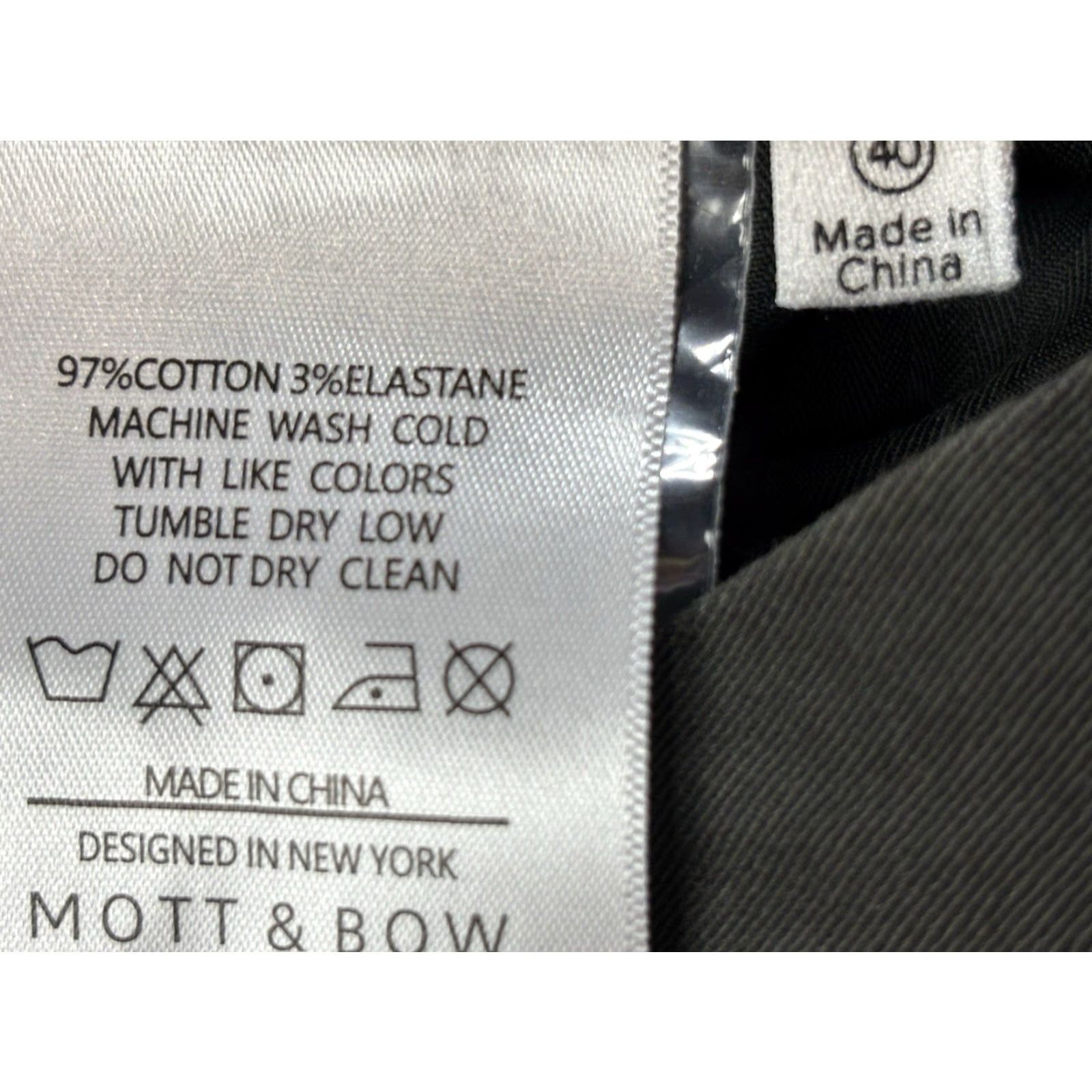 Mott & Bow Mott & Bow The Twill Chino Pants Mens Size 40x32 Brown Stretch Casual Business Workwear Size US 40 / EU 56 - 6 Thumbnail