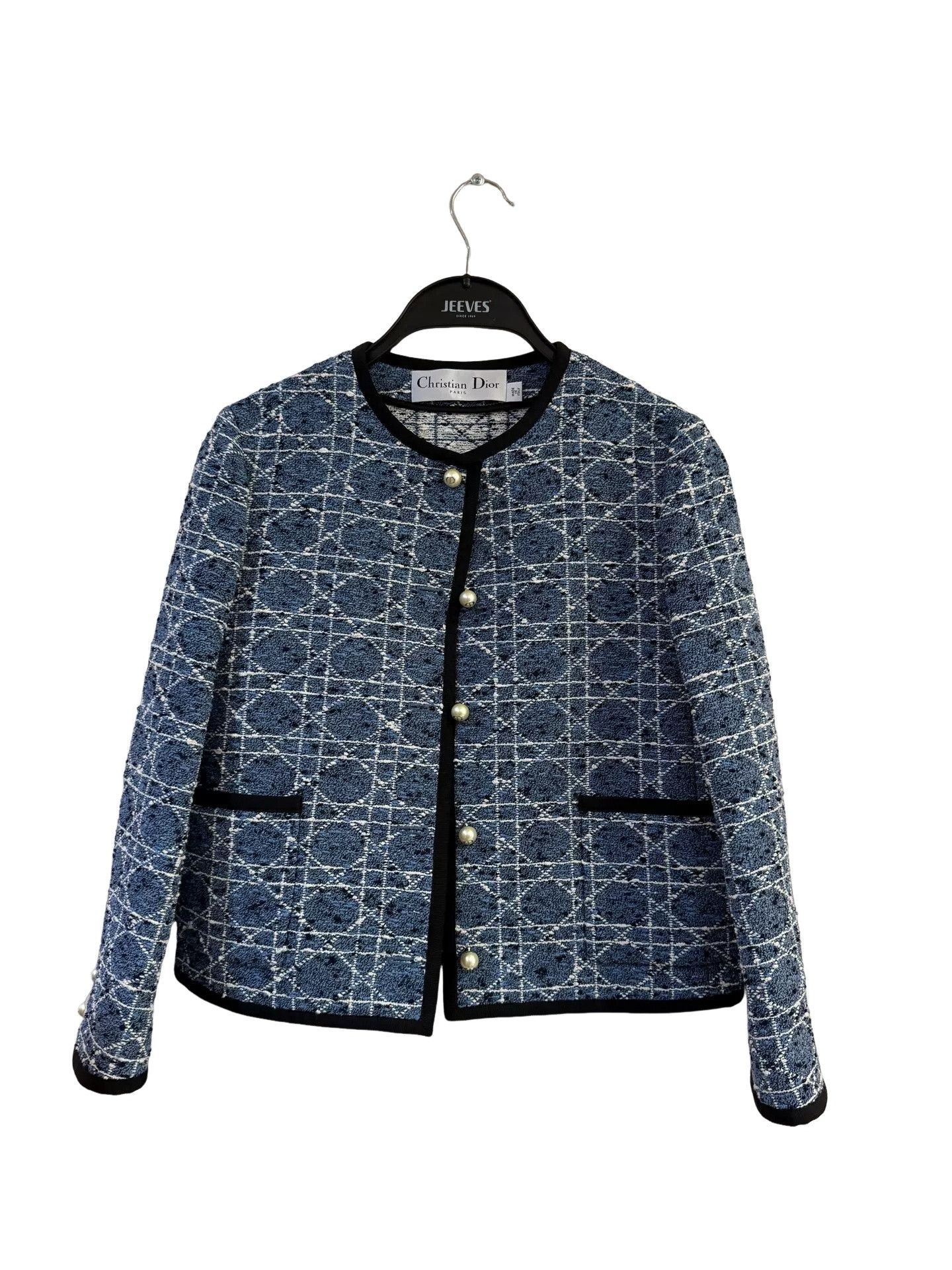 Dior Dior Cannage Grid Textured Jacket FR 34 Size XS / US 0-2 / IT 36-38 - 1 Thumbnail