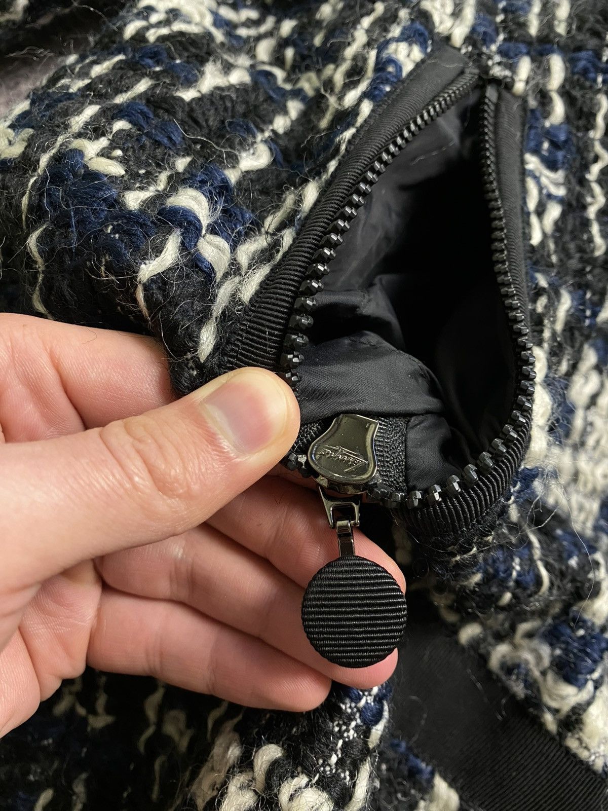 Moncler Moncler Tweed Jacket Size 1 Size S / US 4 / IT 40 - 22 Thumbnail