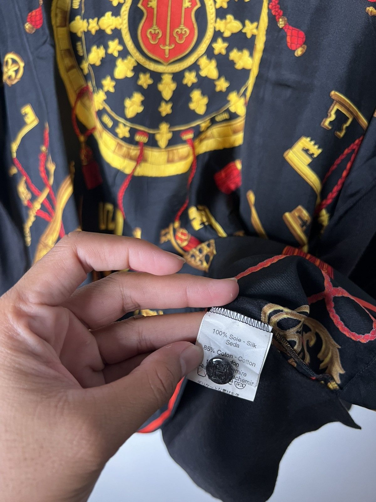 Hermes Hermes Baroque Renaissance Blend Shirt Longsleeve Size US XL / EU 56 / 4 - 7 Thumbnail