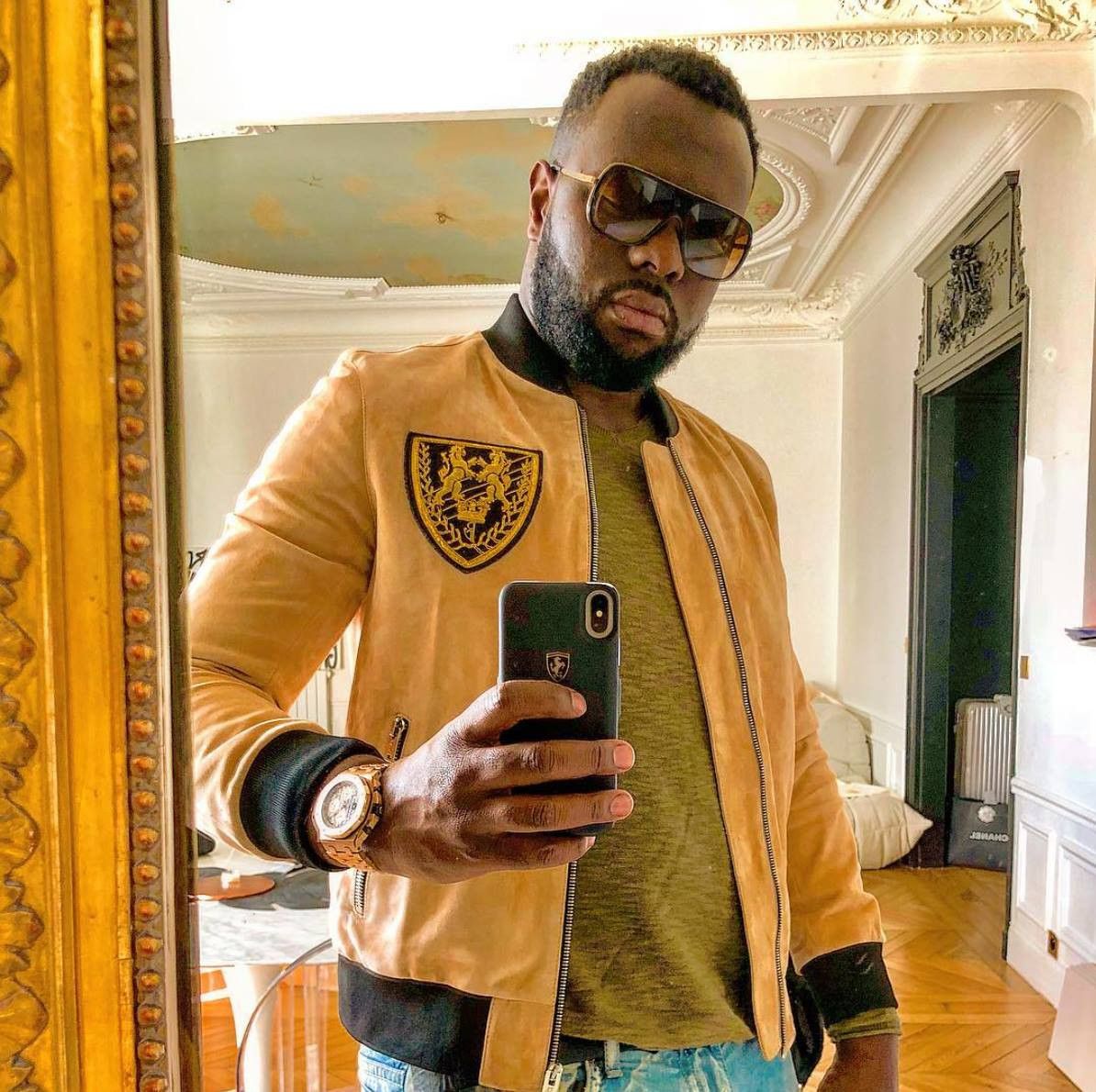 Luxe RICHARD VALENTINE - 'ARMY' Tracksuit Top Hoodie Sweatshirt Size US XXL / EU 58 / 5 - 12 Thumbnail
