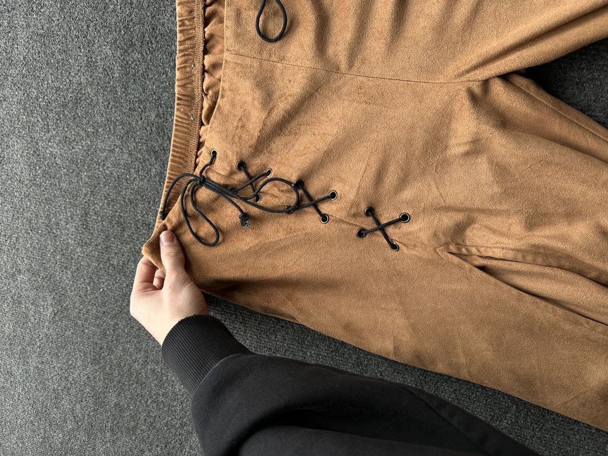 Other 🚨 ULTRA BAGGY WOMEN BROWN SOFT PANTS RARE Size 30" / US 8 / IT 44 - 11 Thumbnail
