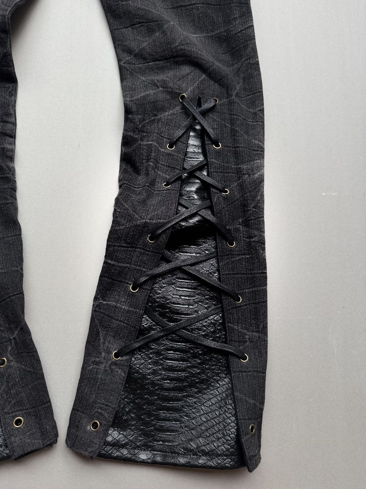 semanticdesign lace-up flare jeans Size US 28 / EU 44 - 5 Thumbnail