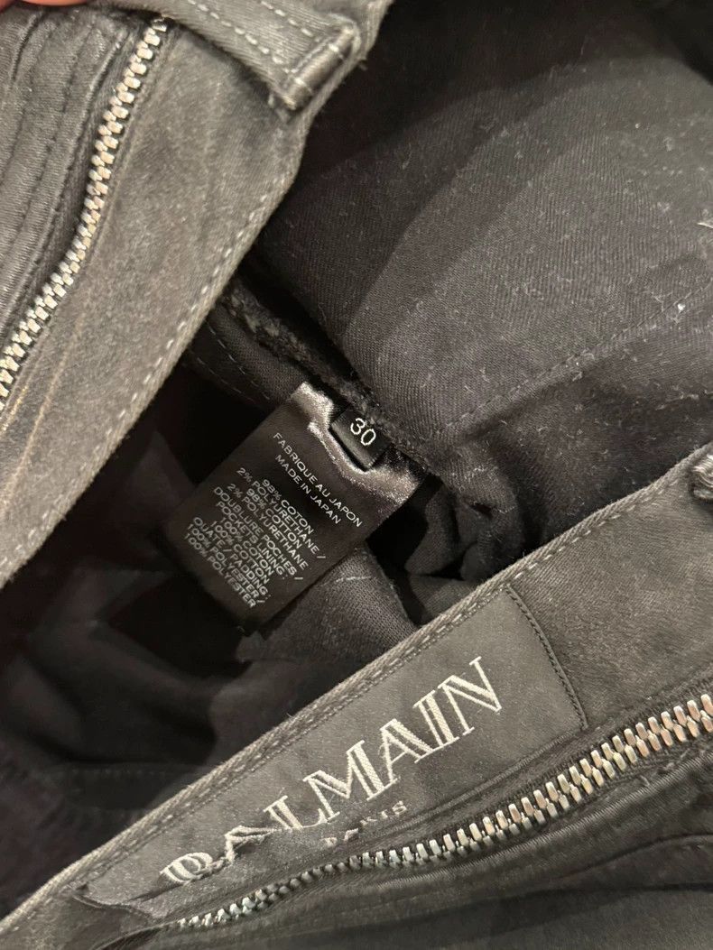 Balmain Balmain Balmain Black Denim Pants Size 30-2507 Size US 30 / EU 46 - 4 Thumbnail
