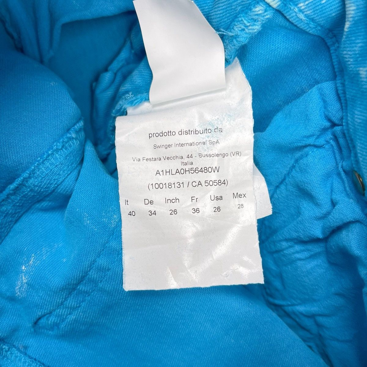 Versace Jeans Couture Versace Jeans Vibrant Blue Skinny Jeans Size 26" / US 2 / IT 38 - 13 Thumbnail