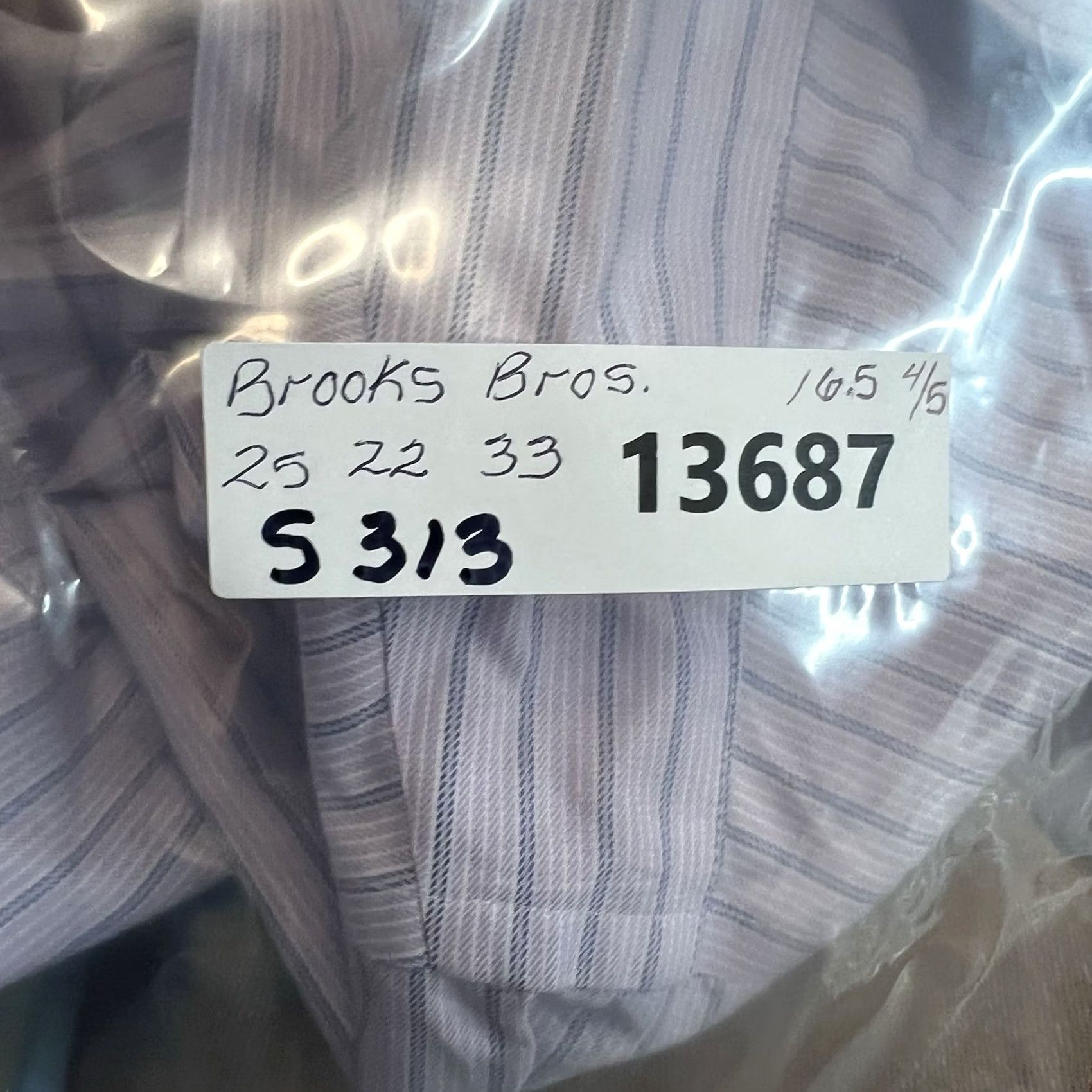 Brooks Brothers Brooks Brothers Slim Fit Purple Striped Button-Down Shirt Mens 16.5 Regular Size 50 Chest Long Sleeve Button-Up Casual Dress Shirt Size US XL / EU 56 / 4 - 7 Thumbnail