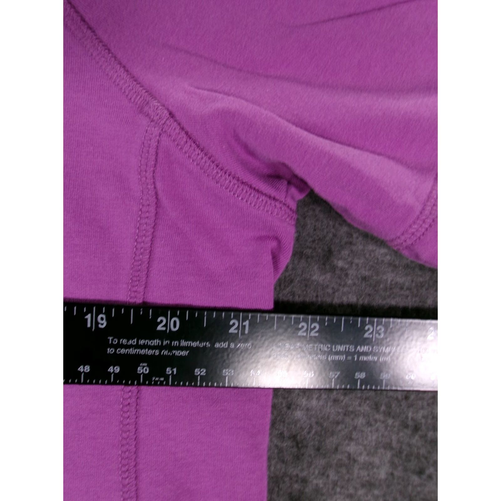 Isaac Mizrahi Isaac Mizrahi Sweatshirt Dress Women L Purple Hooded Short Sleeve Cotton Modal Spandex Solid T-Shirt Dress Size L / US 10 / IT 46 - 3 Thumbnail