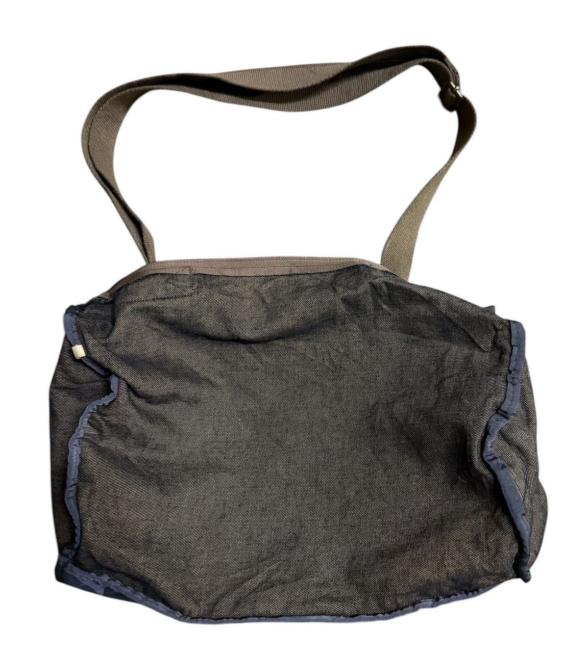 Japanese Brand Denim Messenger Bag Often Popular Handmade Size ONE SIZE - 3 Thumbnail