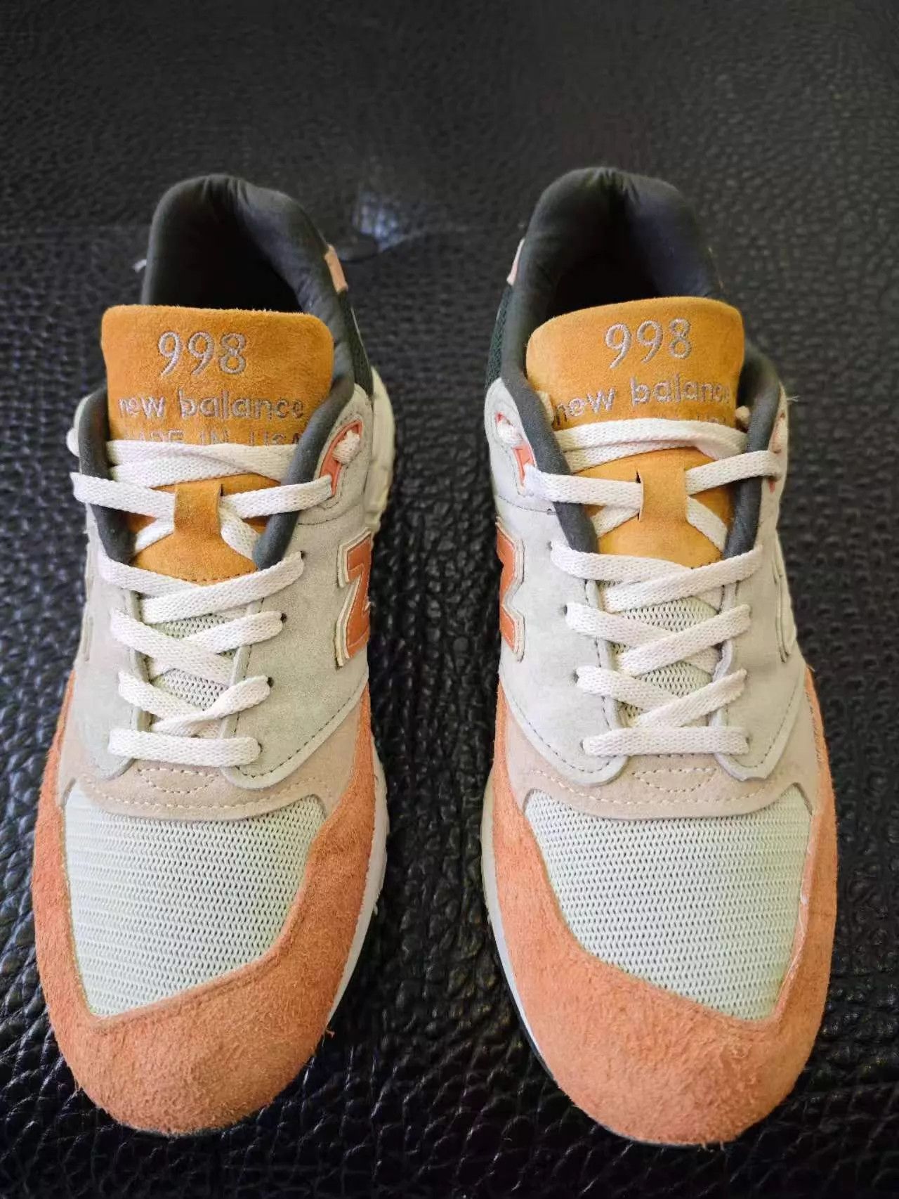 New Balance New Balance 998 US White/Yellow/Green Collab Vintage 43 Size US 10 / EU 43 - 1 Thumbnail