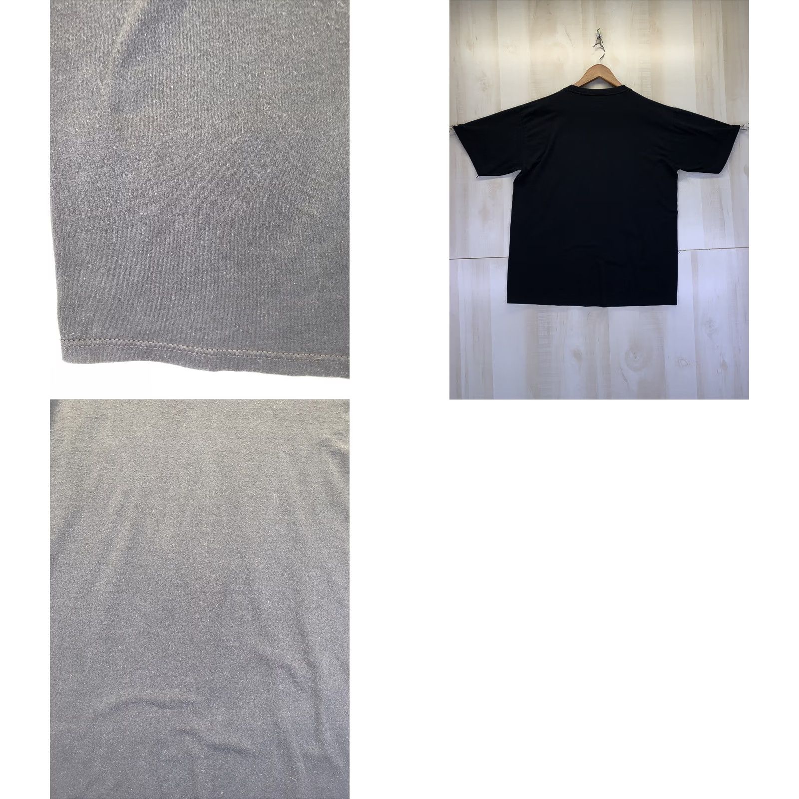 Jerzees VINTAGE Jerzees Mens Nothin’But Net Single Stitch T Shirt XL USA Made-9030 Shirt Mens XL Black Cotton Blend 80s 90s USA Net Boys/Girls Womens Mens Size US XL / EU 56 / 4 - 8 Thumbnail