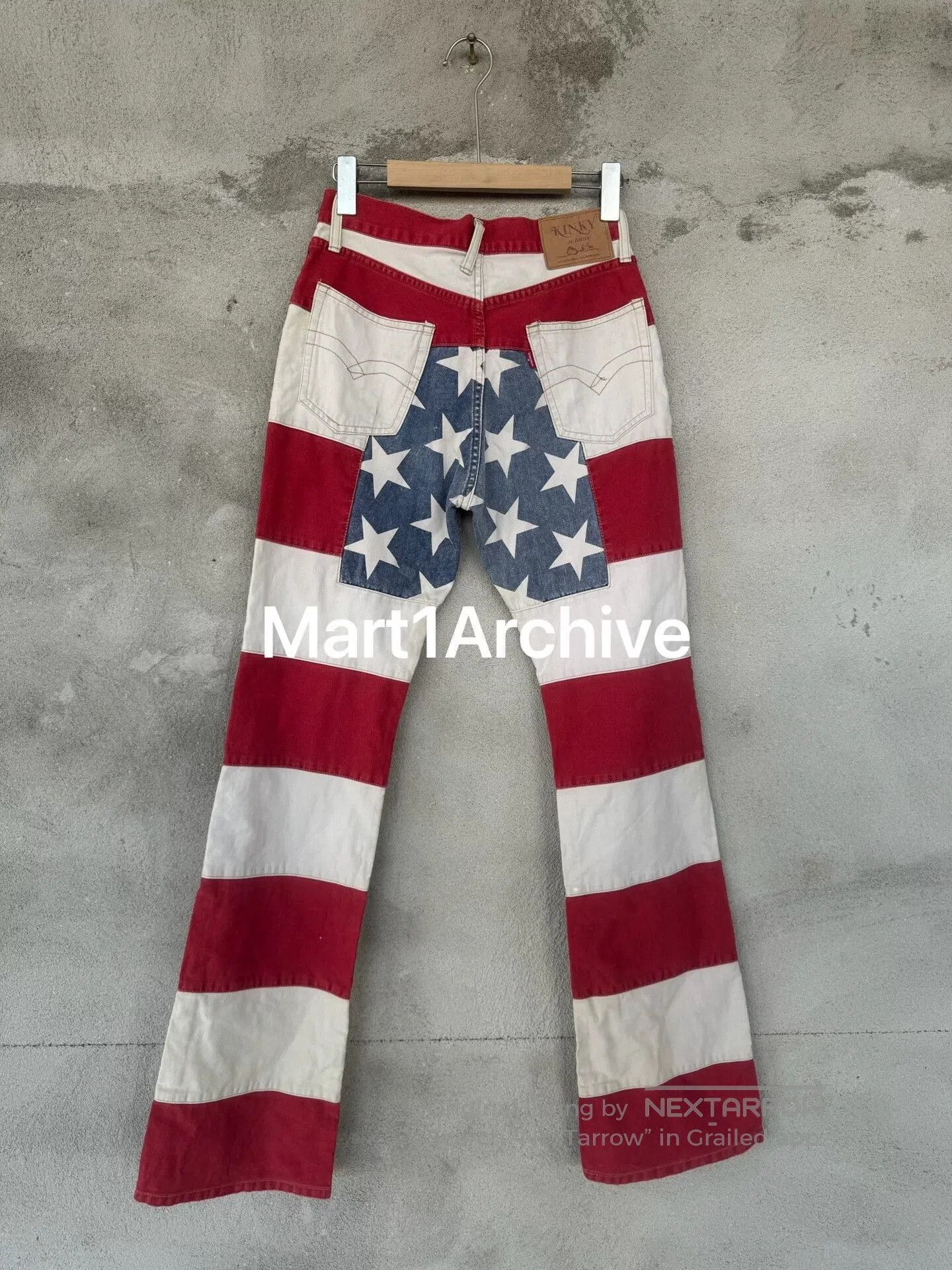 Hysteric Glamour Hysteric Glamour Star Stripe Flare Pants. Size 31" - 2 Thumbnail