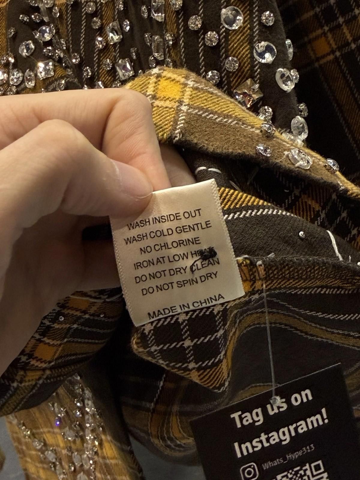 Vale Valley Dreams Crystal Stone Flannel Size (Medium) New Brown Size US M / EU 48-50 / 2 - 6 Thumbnail