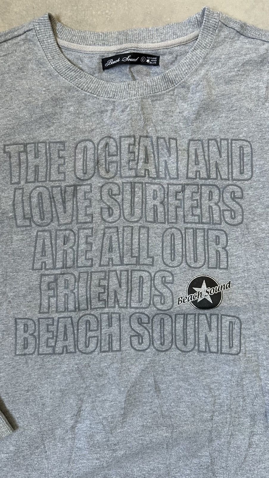 Japanese Brand VINTAGE BEACH SOUND SWEATSHIRT Size US M / EU 48-50 / 2 - 2 Thumbnail