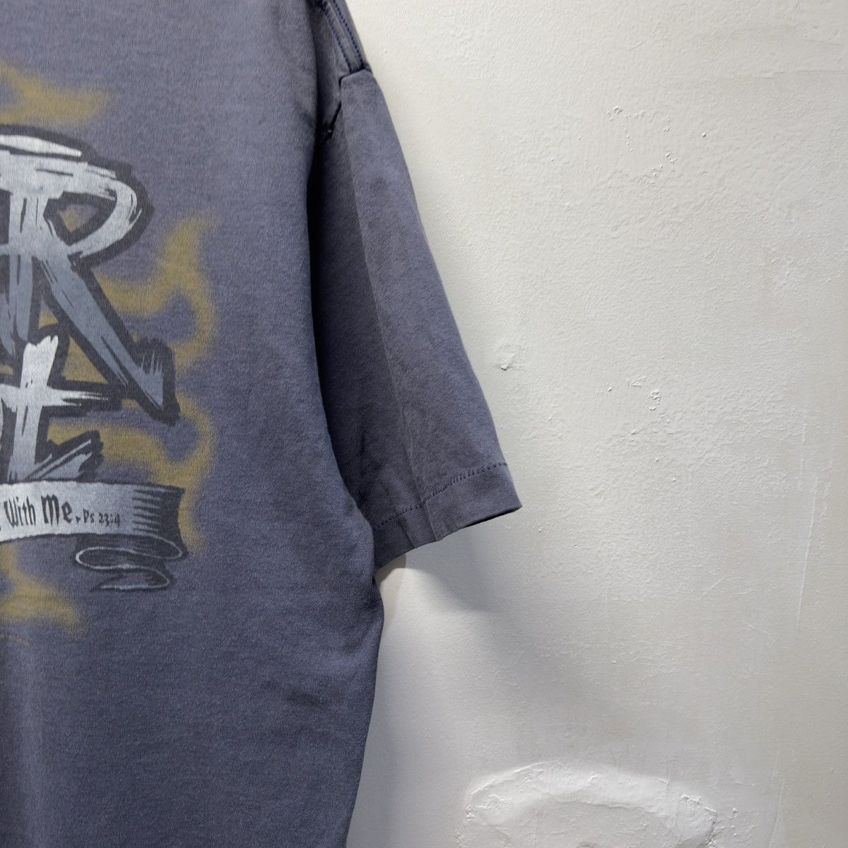 No Fear 90s No Fear Faded Jesus Shirt ERD Grunge Chrome Distressed Size US XXL / EU 58 / 5 - 5 Thumbnail