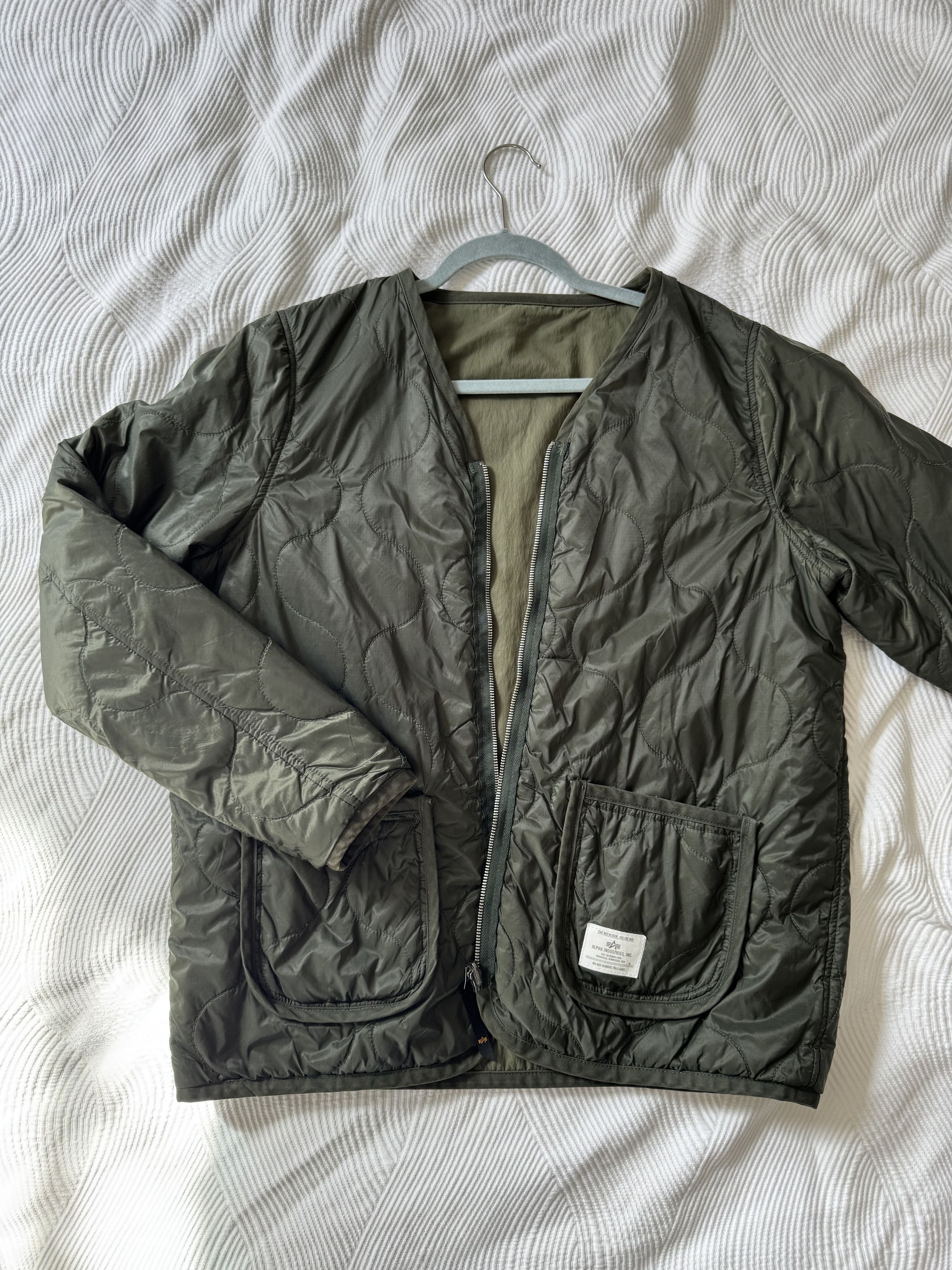 Alpha Industries Doubled-sided Light Green Jacket Size US M / EU 48-50 / 2 - 1 Thumbnail