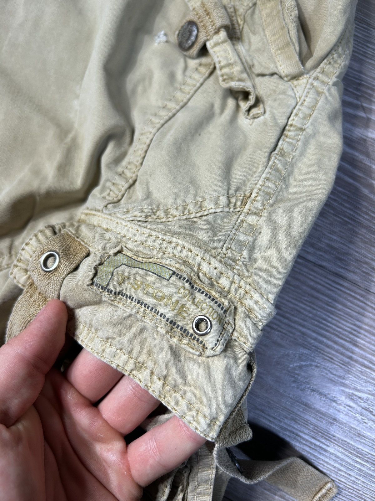 Vintage Vintage Multi-pocket Baggy Fit Stone Cargo Pants Size 36x32 Size US 36 / EU 52 - 7 Thumbnail