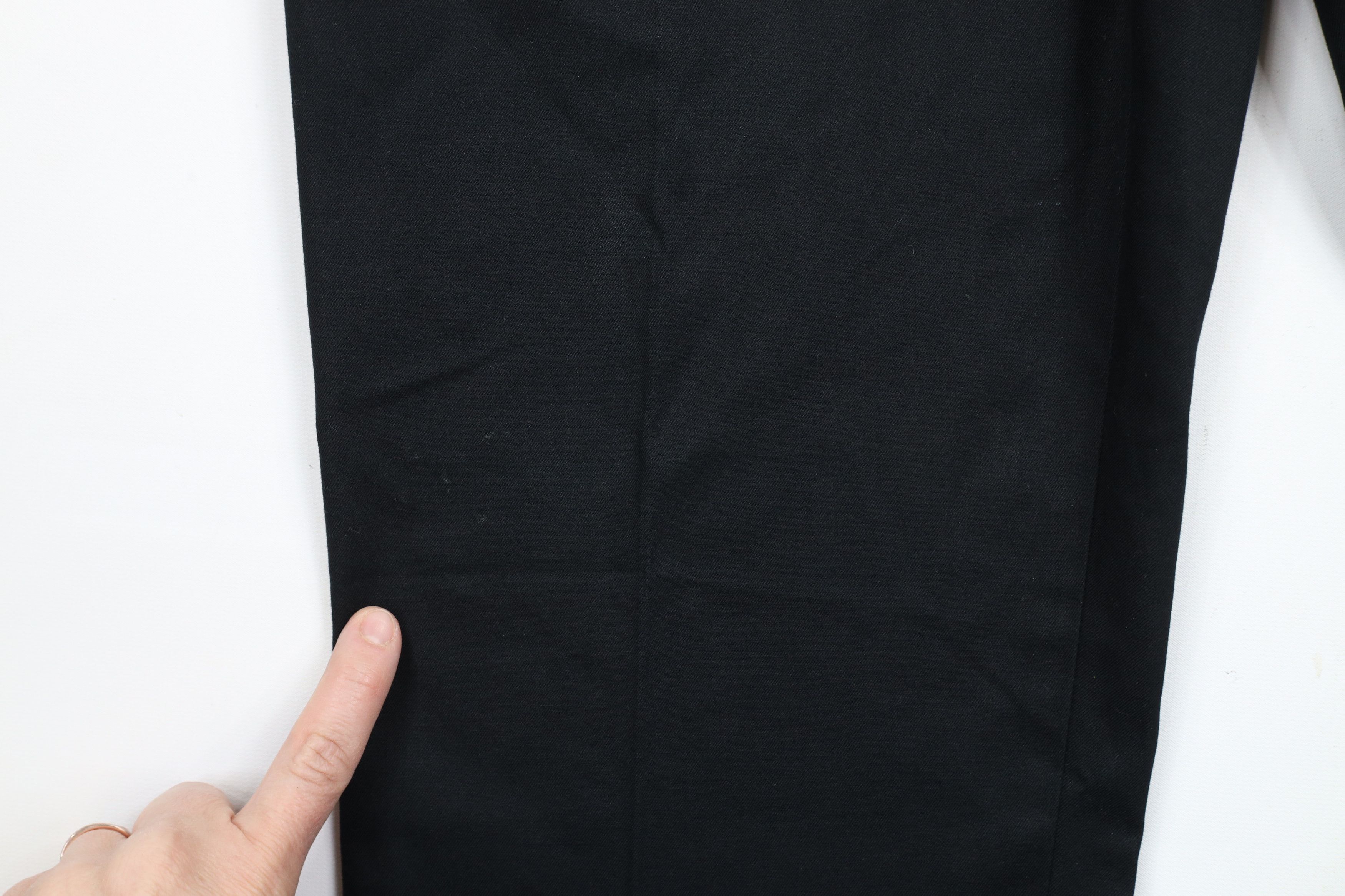 Lacoste × Vintage Lacoste Fit Distressed Flat Front Chino Pants Black Cotton Size US 34 / EU 50 - 6 Thumbnail