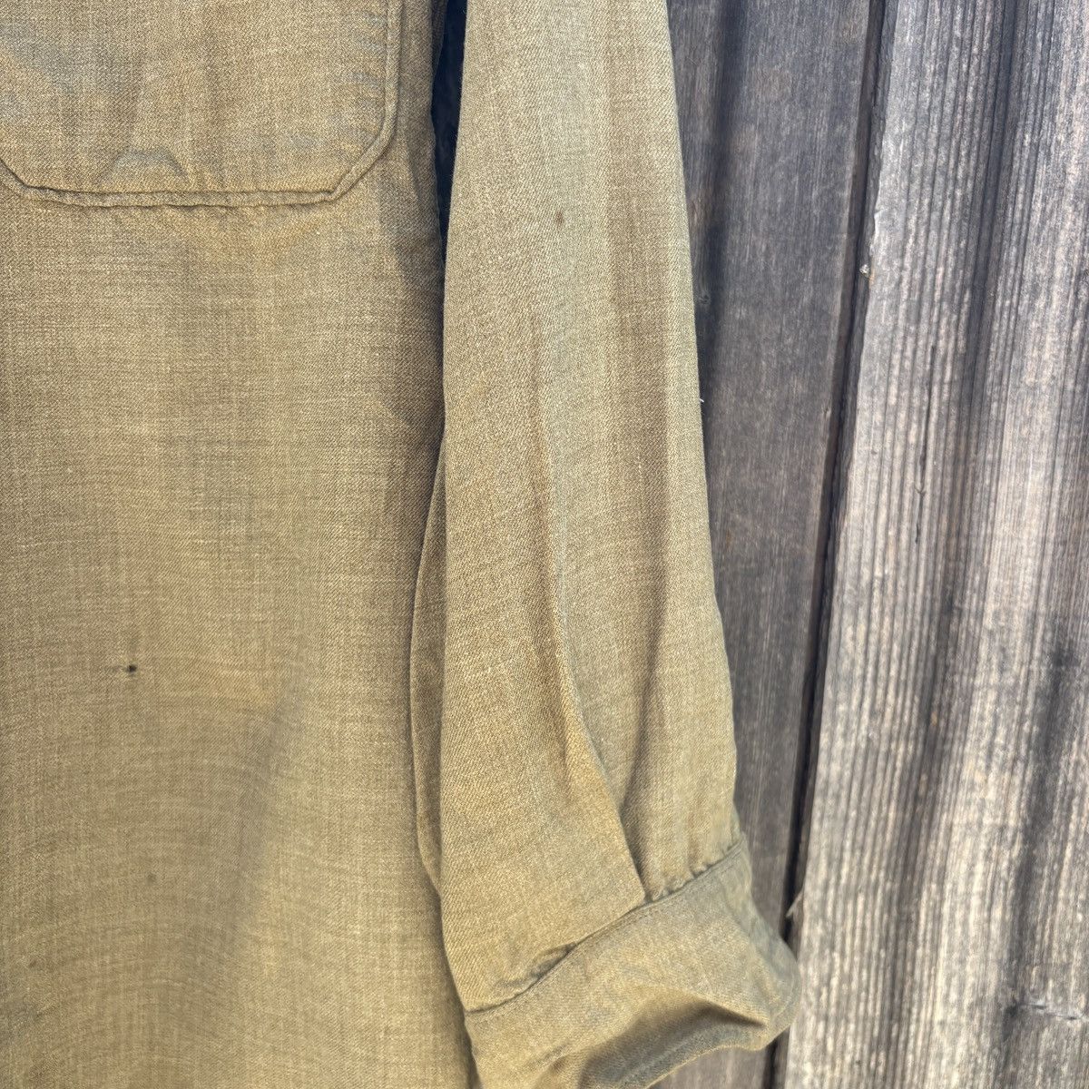 Vintage Vintage 60s Military Wool Overshirt Size US M / EU 48-50 / 2 - 4 Thumbnail